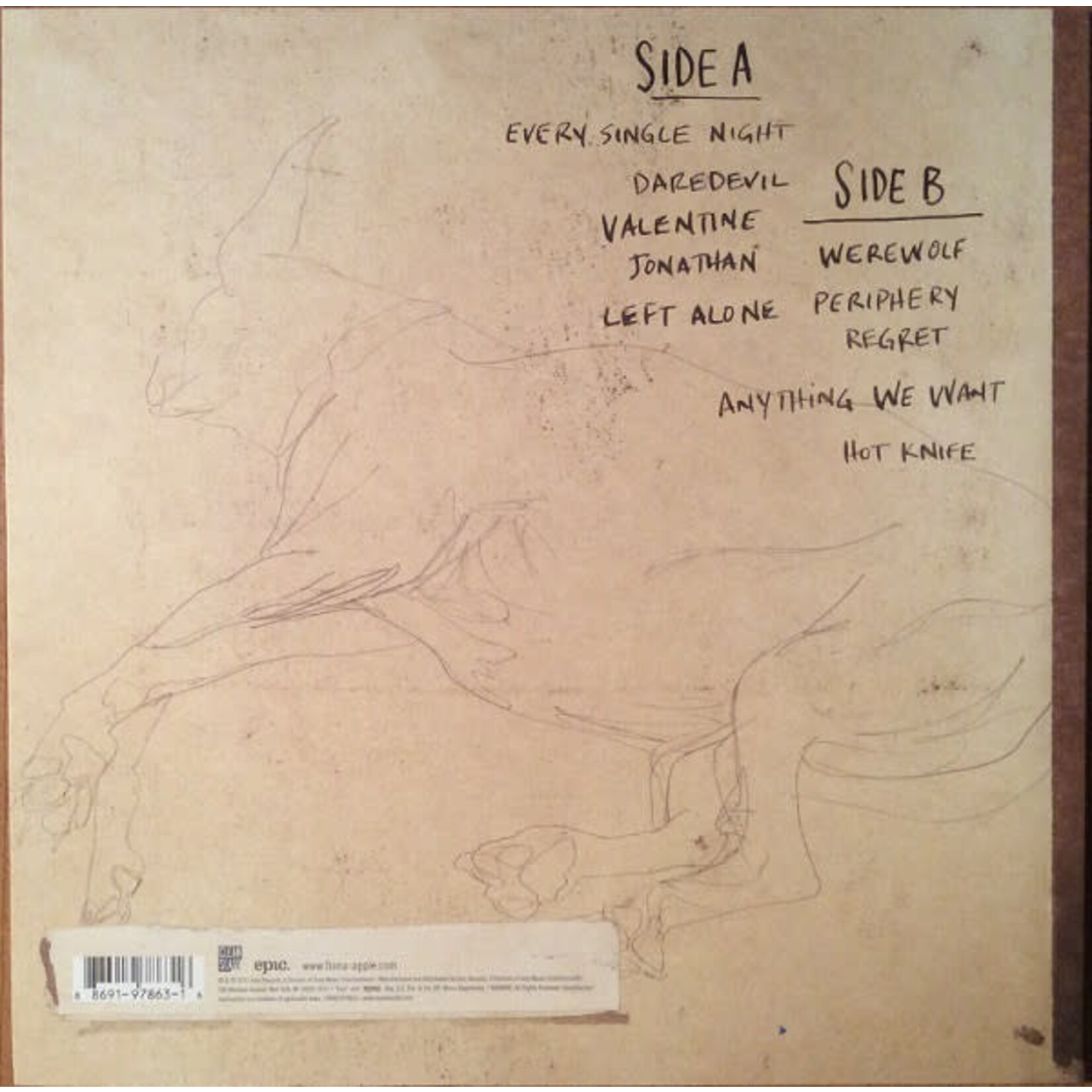 [Kollectible Vinyl] Apple, Fiona: The Idler Wheel Is Wiser Than The Driver Of The Screw And Whipping Cords Will Serve You More Than Ropes Will Ever Do (2012, USA, Sealed) [EPIC]