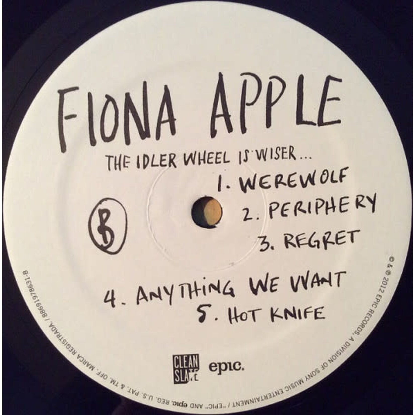 [Kollectible Vinyl] Apple, Fiona: The Idler Wheel Is Wiser Than The Driver Of The Screw And Whipping Cords Will Serve You More Than Ropes Will Ever Do (2012, USA, Sealed) [EPIC]
