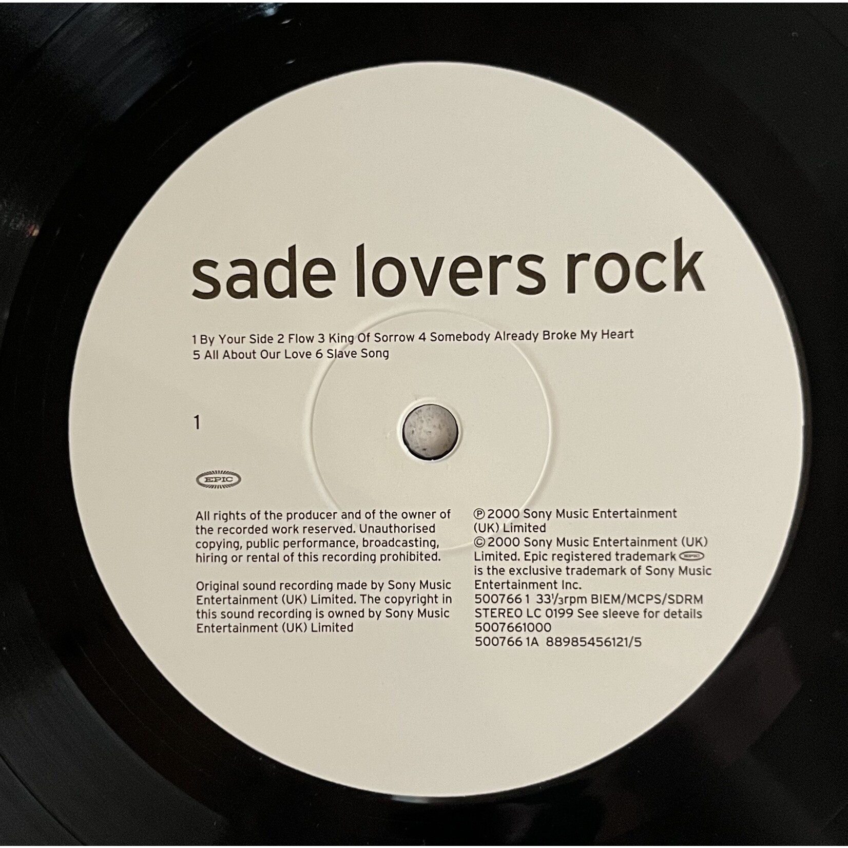 [Kollectible Vinyl] Sade: Lovers Rock (2020, USA, Half-speed Master, Soul, VG+) [SONY]