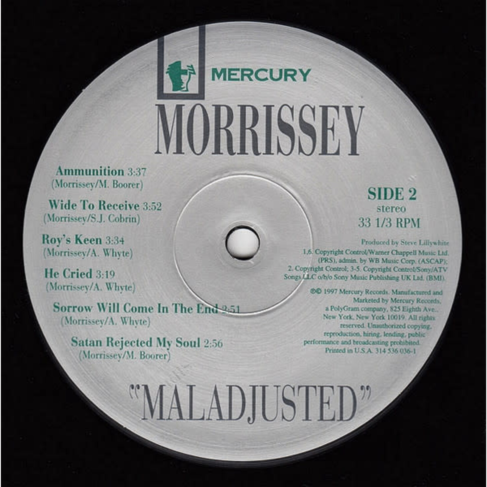 [Kollectible Vinyl] Morrissey: Maladjusted [KOLLECTIBLE]