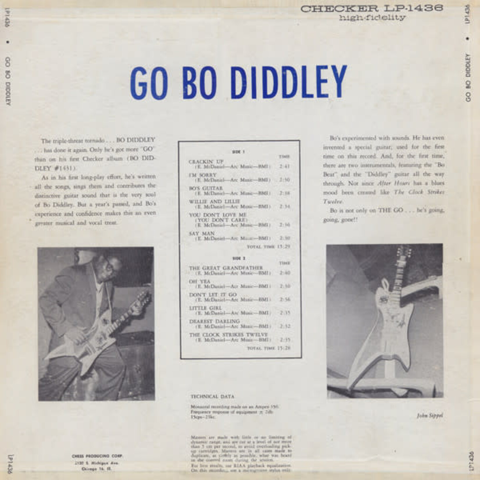 [Kollectibles] Diddley, Bo: Go Bi Diddley (1959, USA, 50s/60s, VG+) [CHECKER]