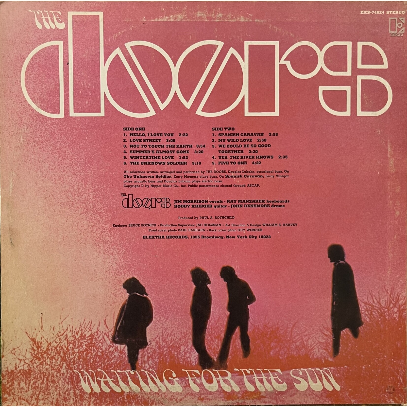 [Kollectibles] Doors: Waiting For The Sun (1968, Canada, Gold Label, VG+) [ELEKTRA]
