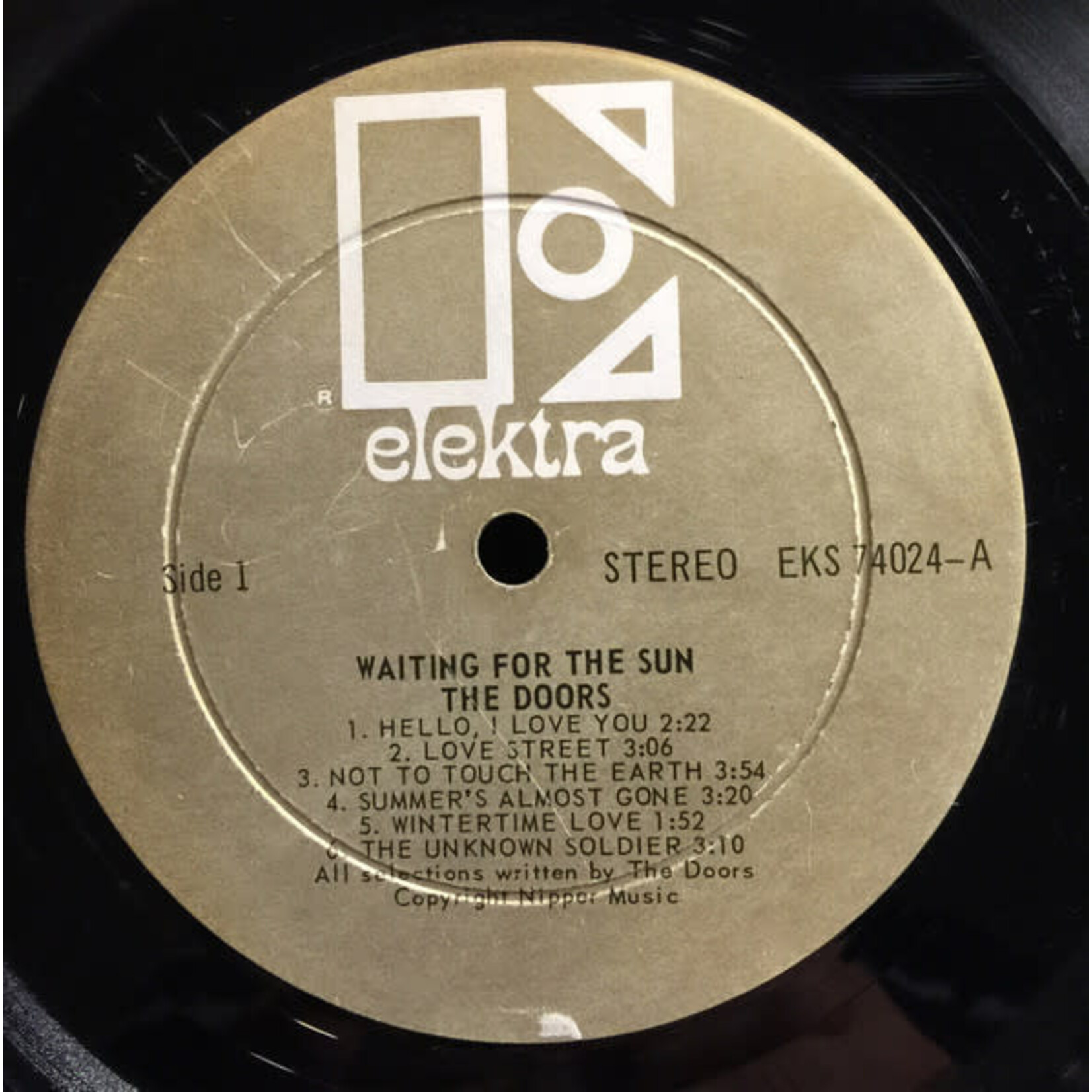 [Kollectible Vinyl] Doors: Waiting For The Sun (1968, Canada, Gold Label, VG+) [ELEKTRA]