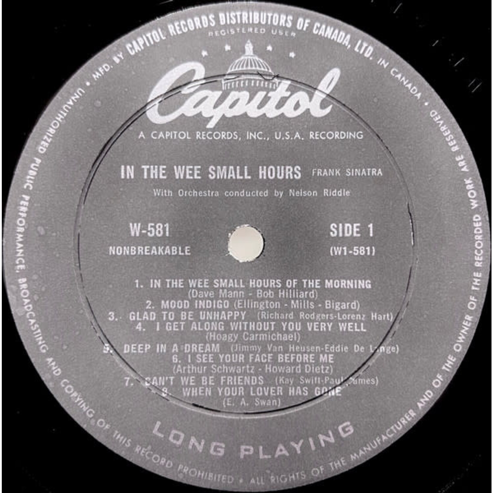 [Kollectible Vinyl] Sinatra, Frank: In The Wee Small Hours [KOLLECTIBLE]