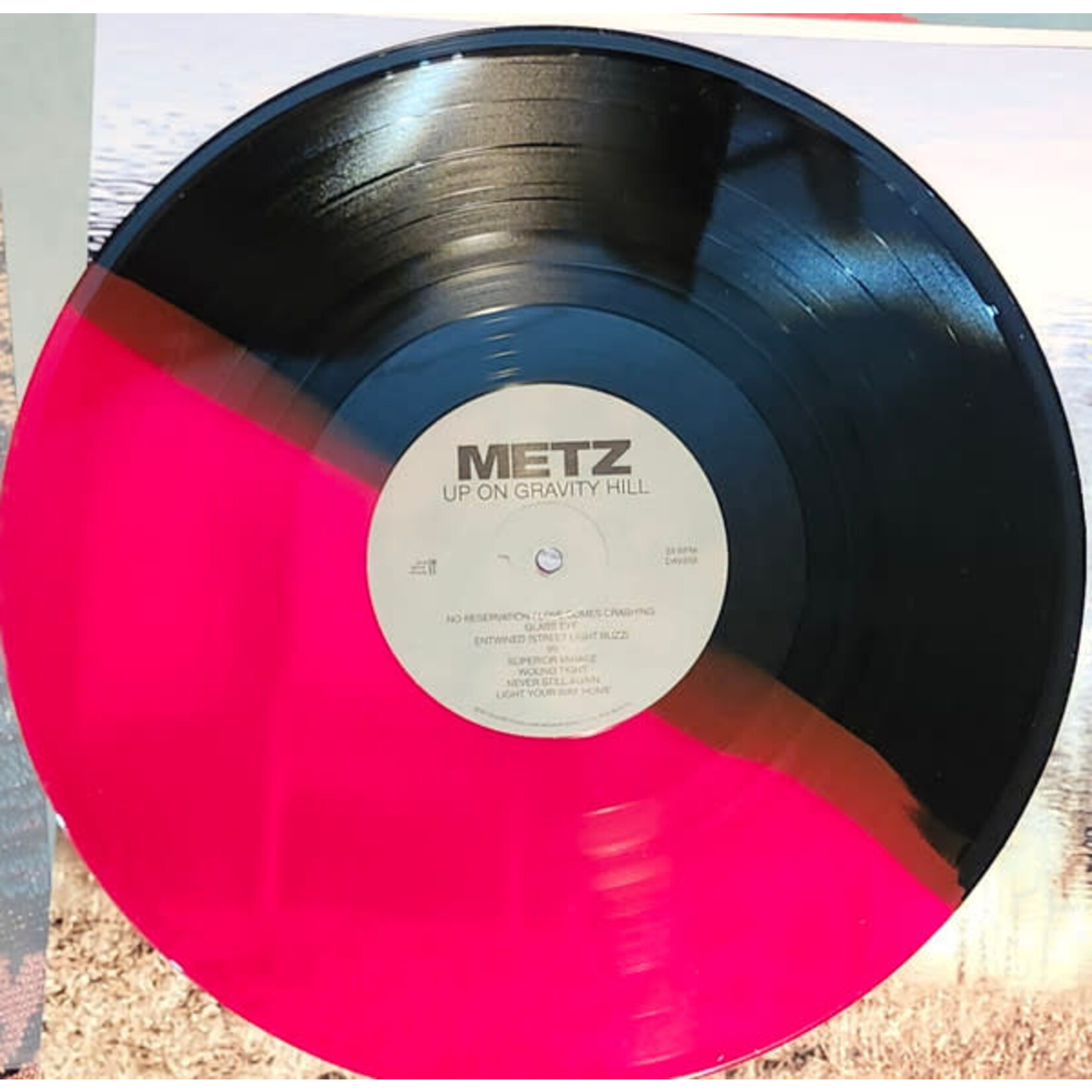 [New Vinyl] METZ: Up On Gravity Hill (Standard Half Red/Half Black Vinyl) [Dine Alone Music Inc.]