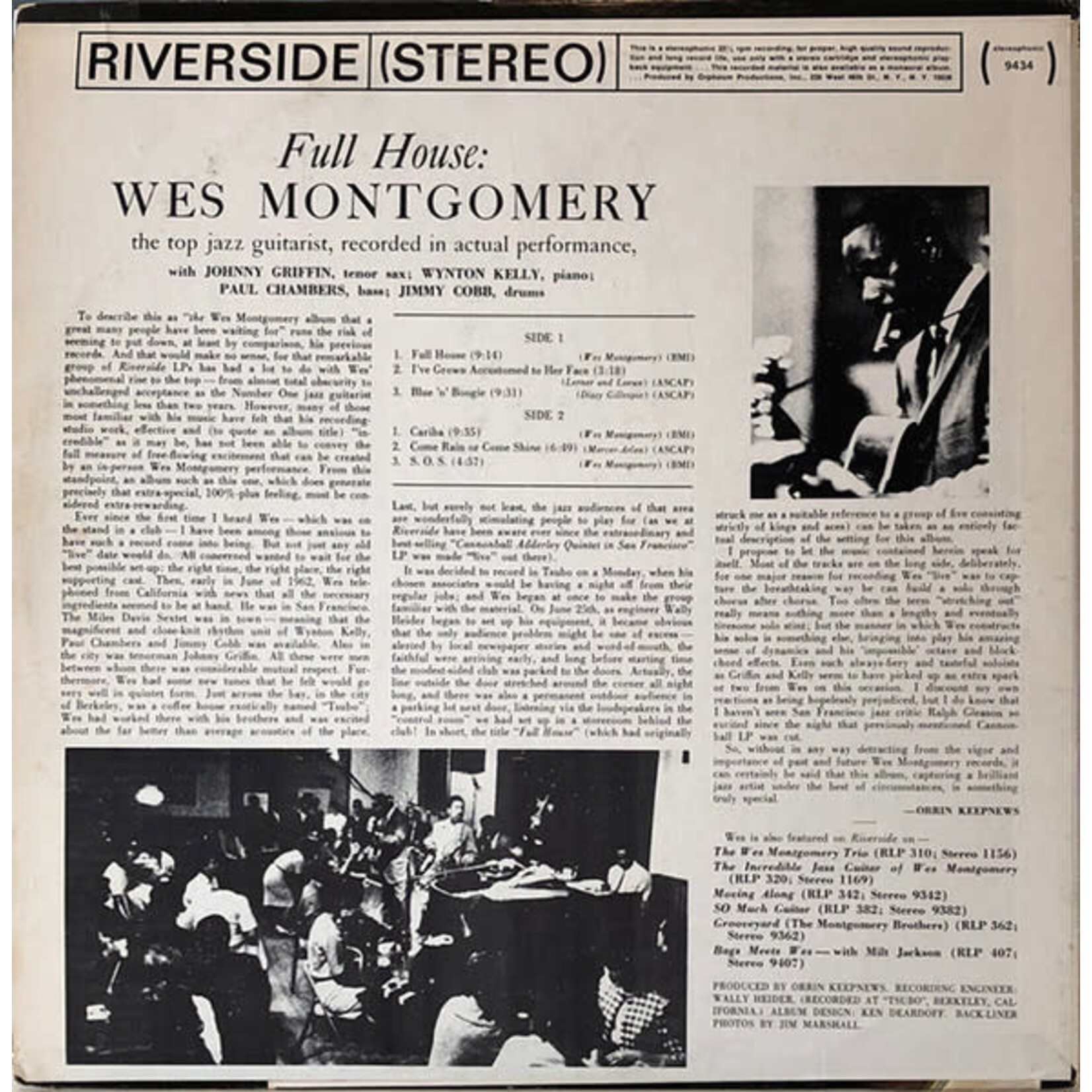 [Kollectible Vinyl] Montgomery, Wes: Full House [KOLLECTIBLES]