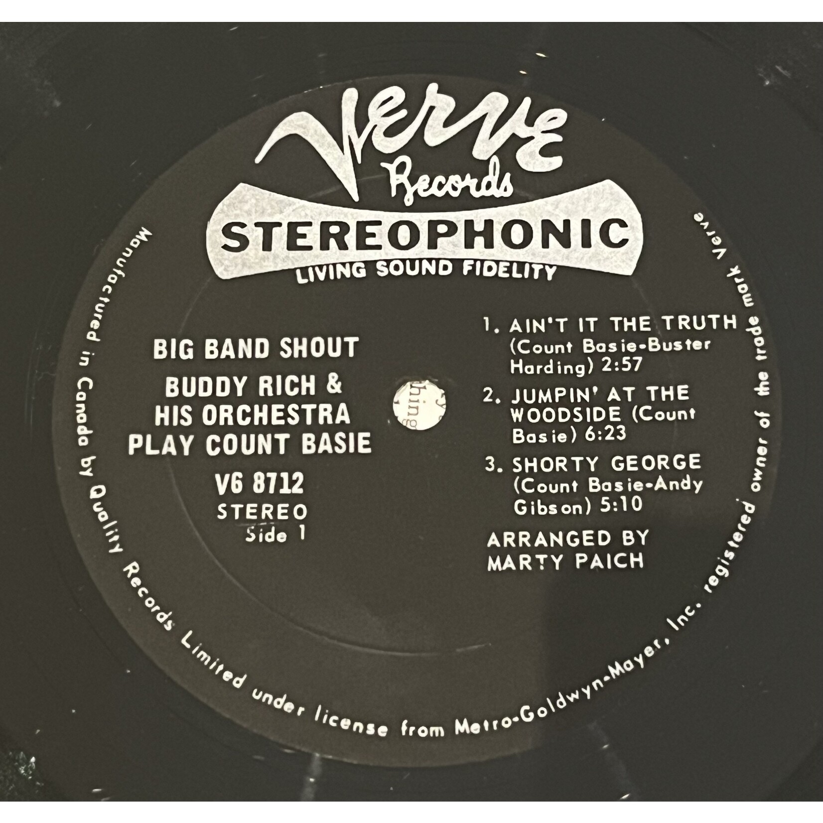 [Kollectible Vinyl] Buddy Rich And His Orchestra: Big Band Shout: Buddy Rich And His Orchestra Play Count Basie  [KOLLECTIBLES]