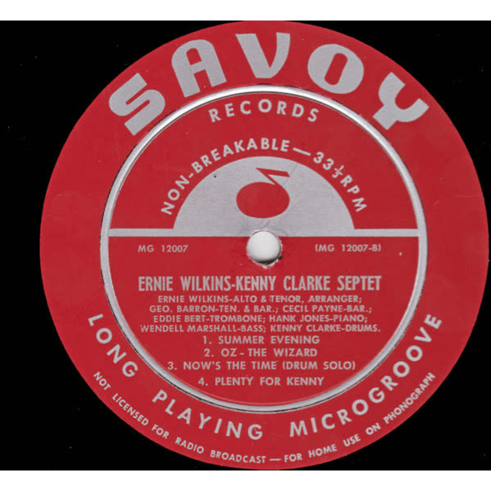 [Kollectible Vinyl] Clarke, Kenny & Wilkins, Ernie: Kenny Clarke & Ernie Wilkins [KOLLECTIBLES]