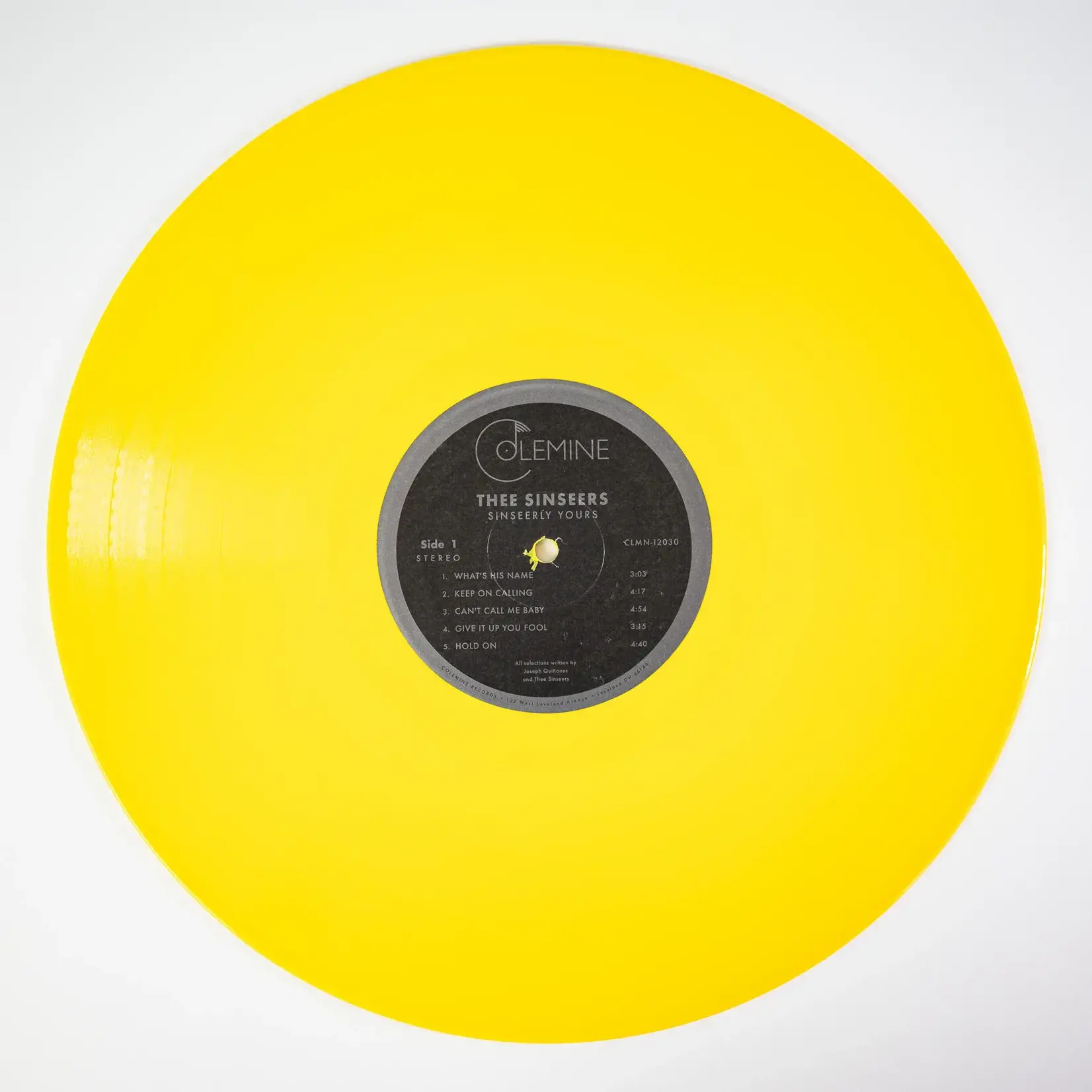 [New] Thee Sinseers: Sinseerly Yours (opaque yellow vinyl) [COLEMINE]