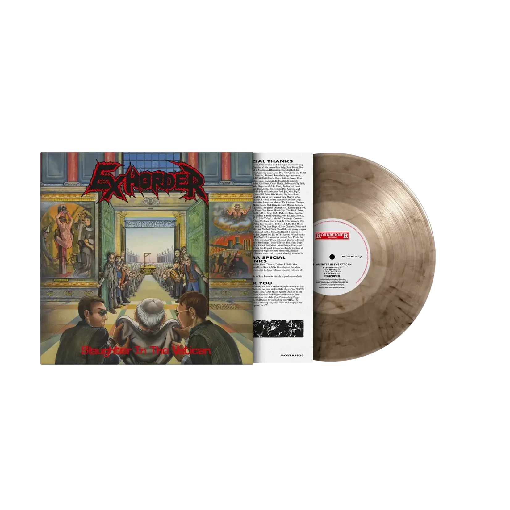 [New] Exhorder: Slaughter In The Vatican (clear & black marbled vinyl) [MUSIC ON VINYL]