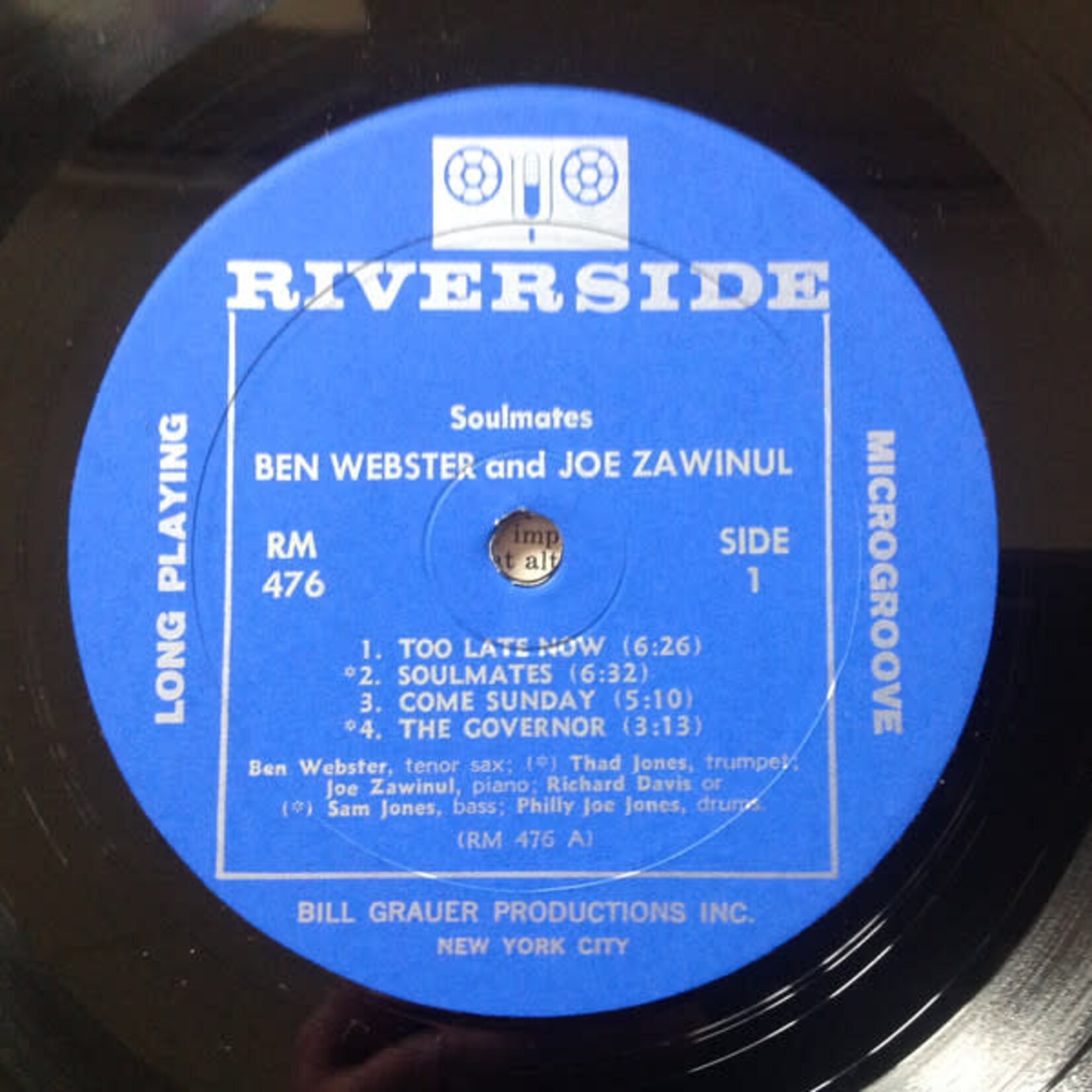 [Kollectible Vinyl] Webster, Ben and Joe Zawinul: Soulmates [KOLLECTIBLES]