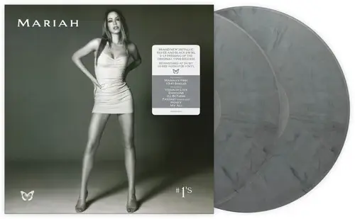 Mariah Carey: #1's (metallic silver & black swirl vinyl Mariah Carey: #1's (metallic silver & black swirl vinyl