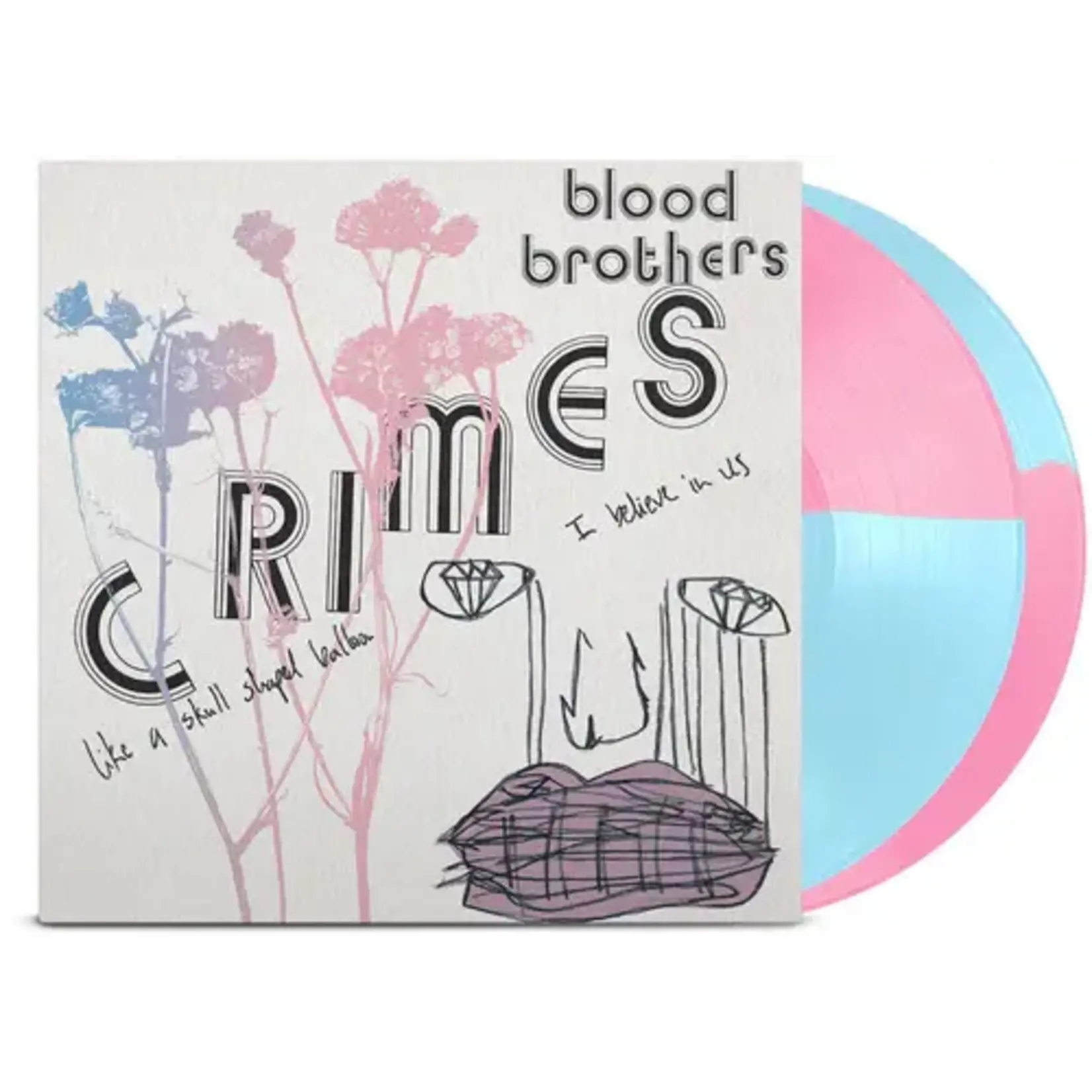 [New Vinyl] Blood Brothers: Crimes (2LP, 20th Anniversary edition, pink&blue vinyl) [EPITAPH]