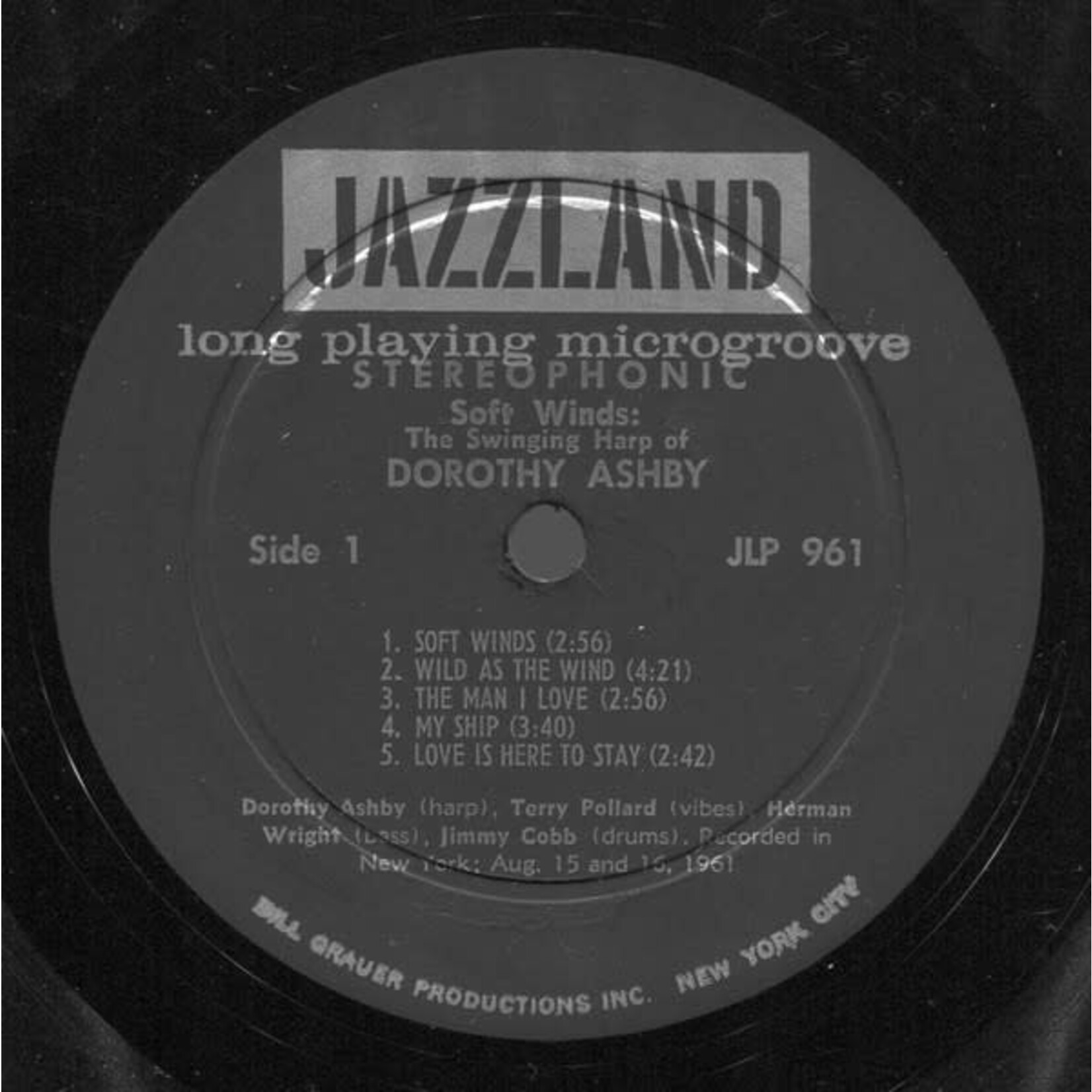 [Kollectible Vinyl] Ashby, Dorothy: Soft Winds: The Swinging Sounds of Dorothy Ashby (1961, USA,Ex) [JAZZLAND]