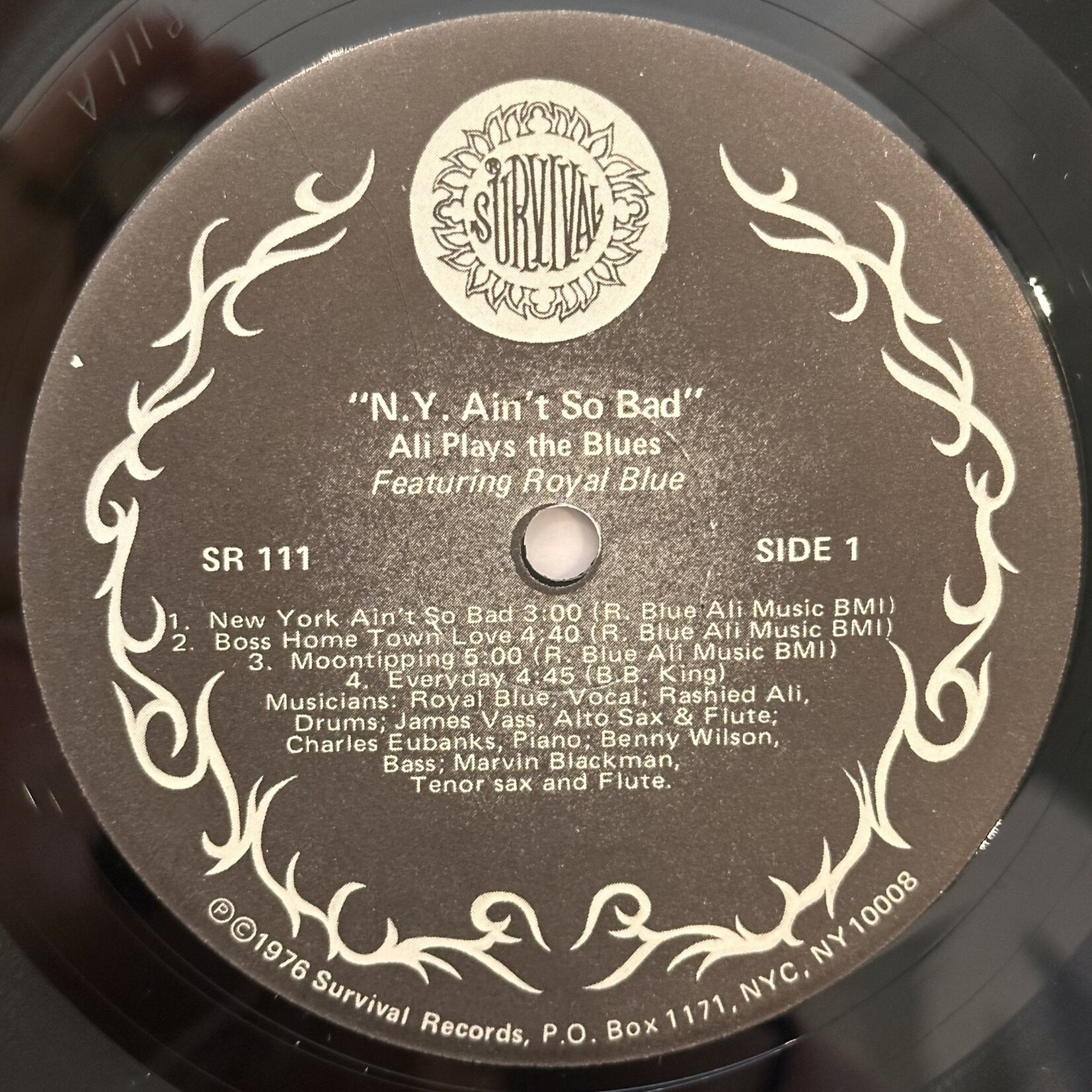[Kollectible Vinyl] Ali, Rashied & Royal Blue: N.Y. Ain't So Bad (1976, USA,Ex) [SURVIVAL]