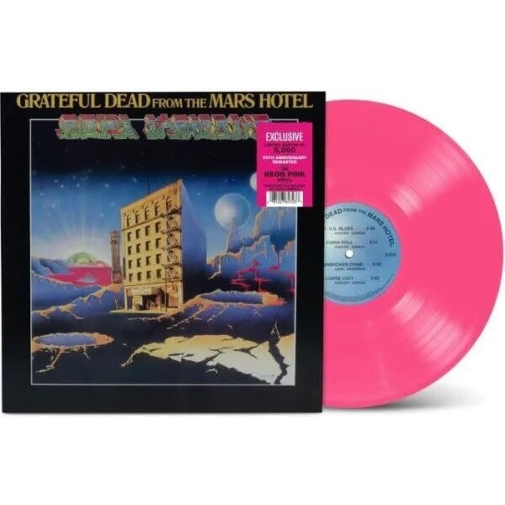 [New Vinyl] Grateful Dead: From The Mars Hotel (50Th Anniversary Remaster) [Neon Pink Vinyl] (Indie Exclusive) [Warner]