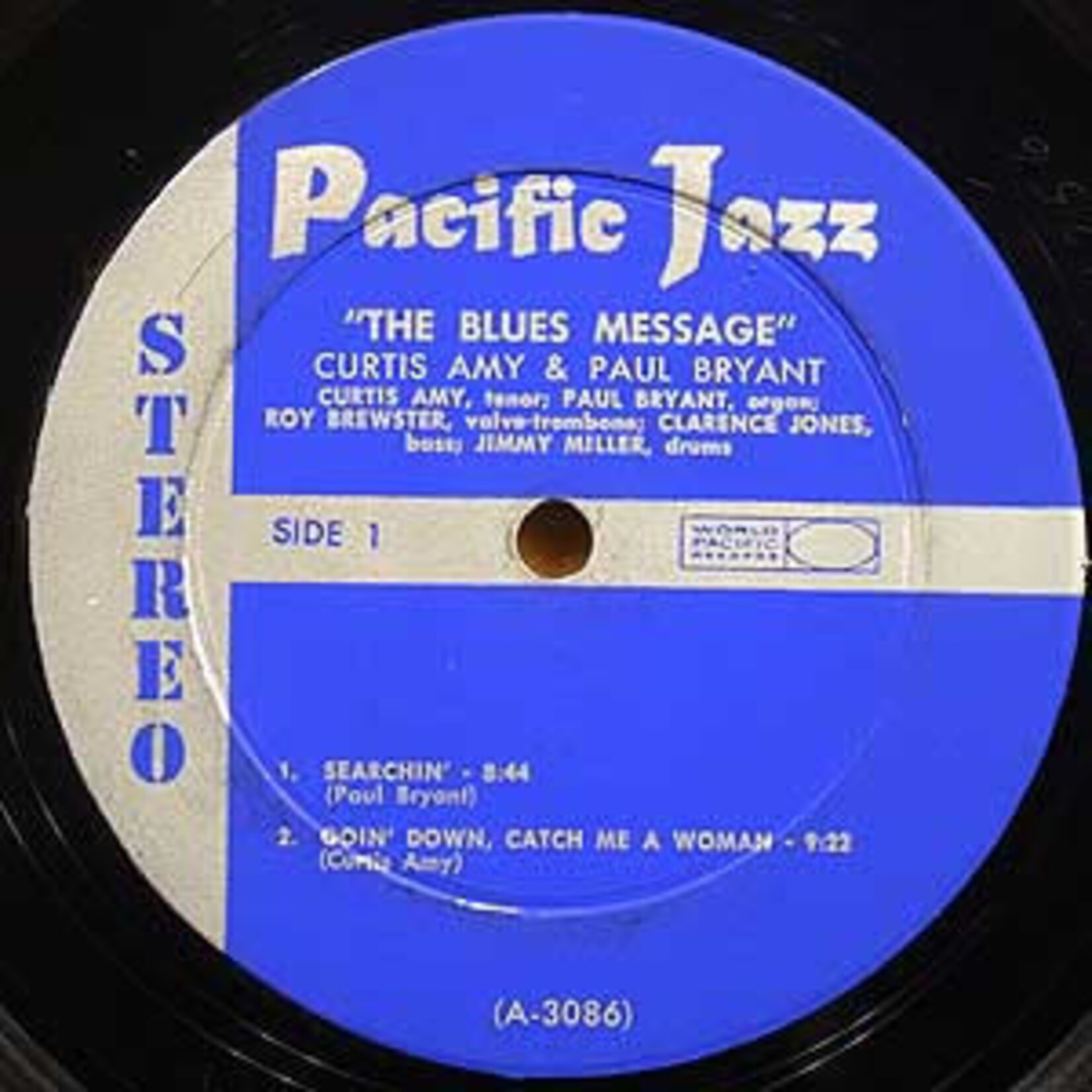 [Kollectible Vinyl] Amy, Curtis & Paul Bryant: The Blues Message (1960, USA, VG+) [PACIFIC JAZZ]