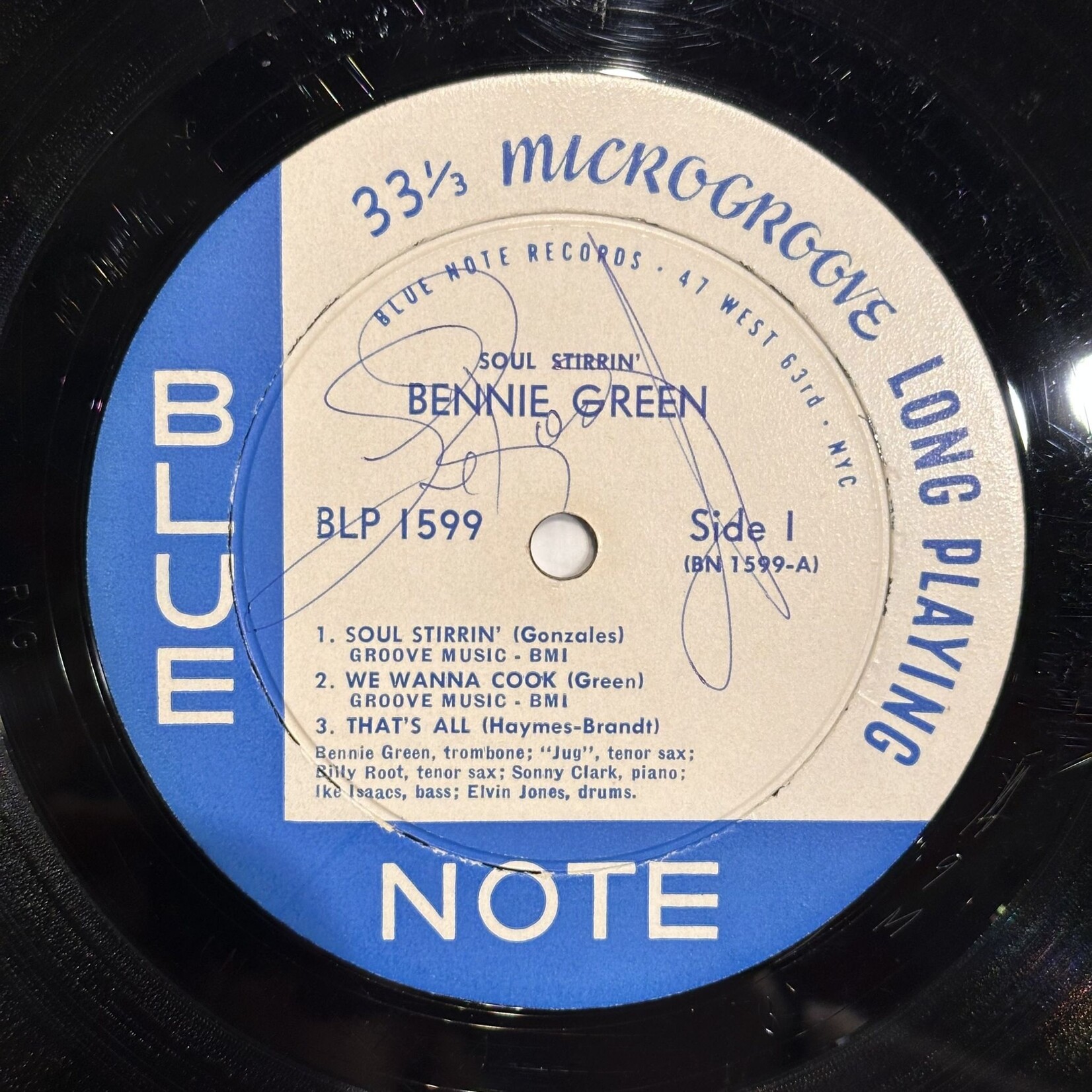 [Kollectibles] Green, Bennie: Soul Stirrin' (1958, USA, Mono, Deep Groove, 47 West, "Ear", VG) [KOLLECTIBLES]