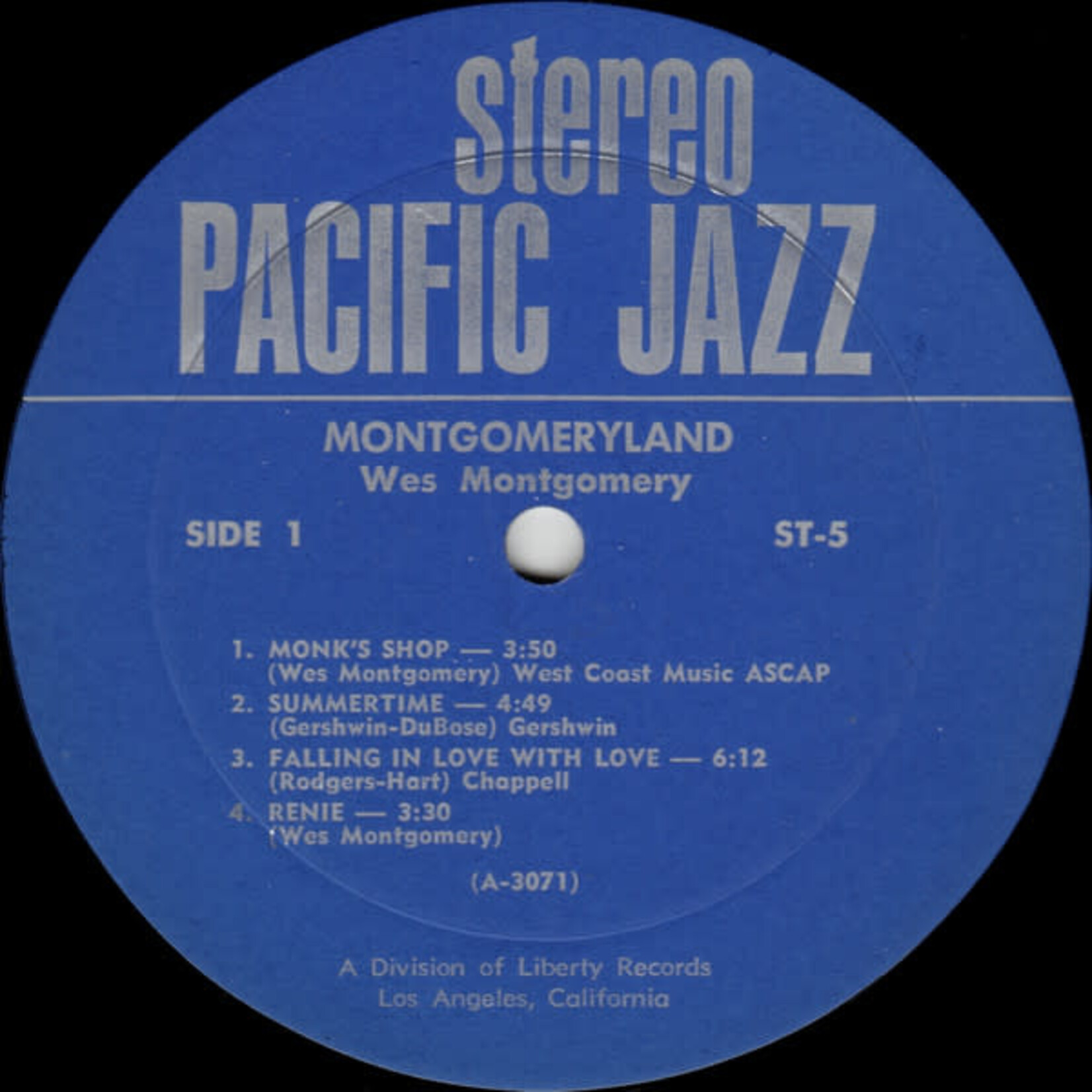 [Kollectibles] Montgomery, Wes: Montgomeryland (1965, USA, VG+) [Pacific Jazz]