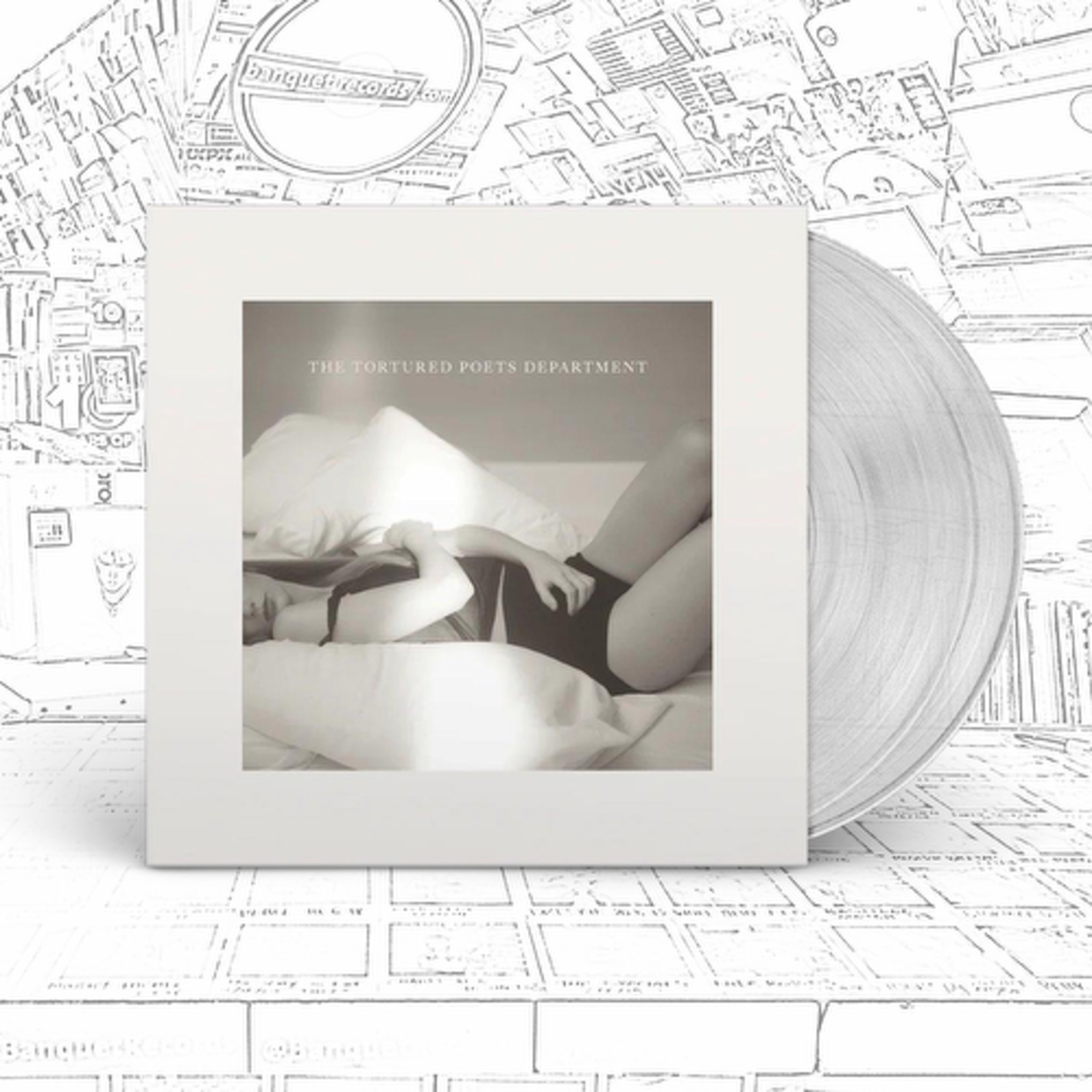 Taylor Swift The d Poets Department Phantom Clear Vinyl with