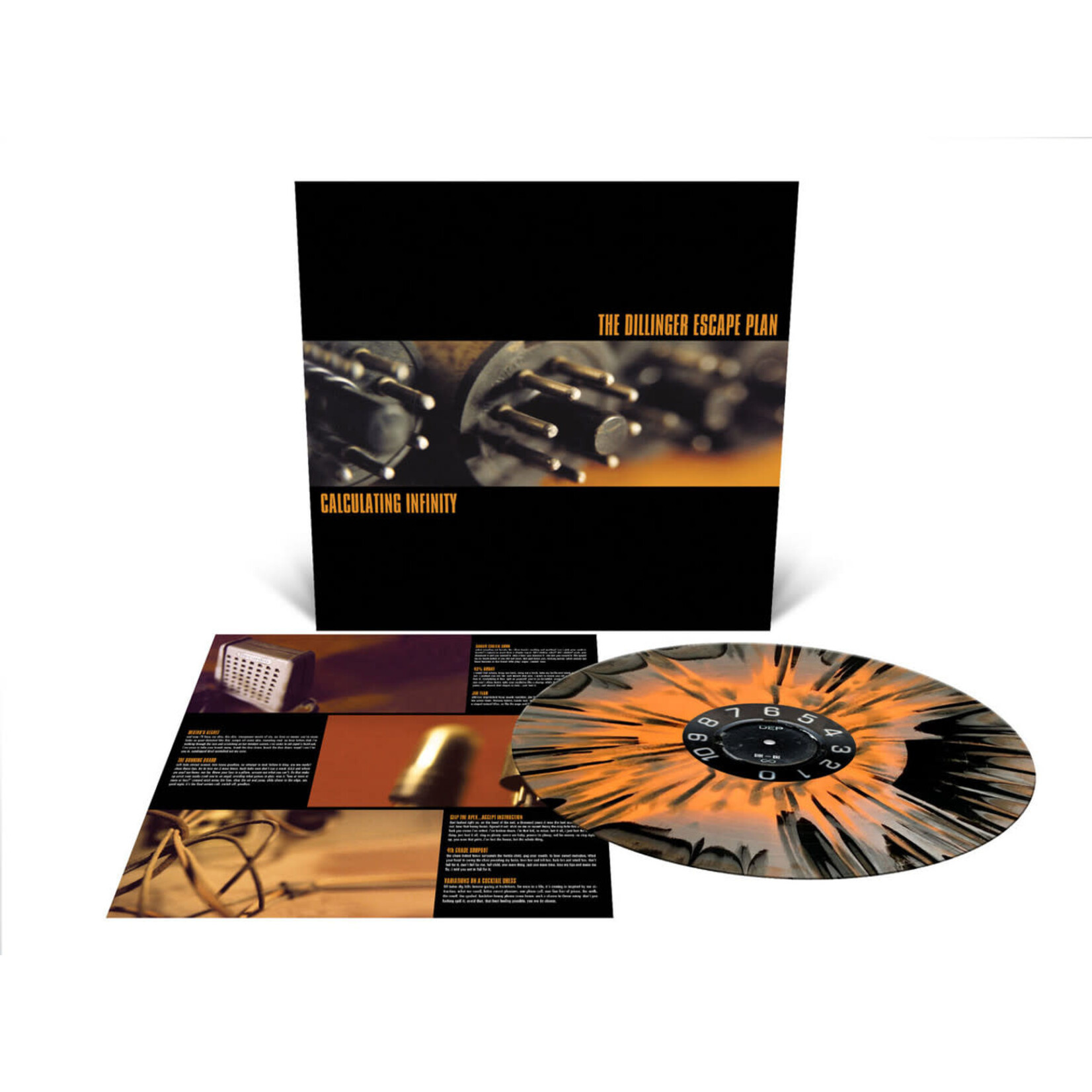 Dillinger Escape Plan: Calculating Infinity (orange, silver & black splatter vinyl repress) [RELAPSE]
