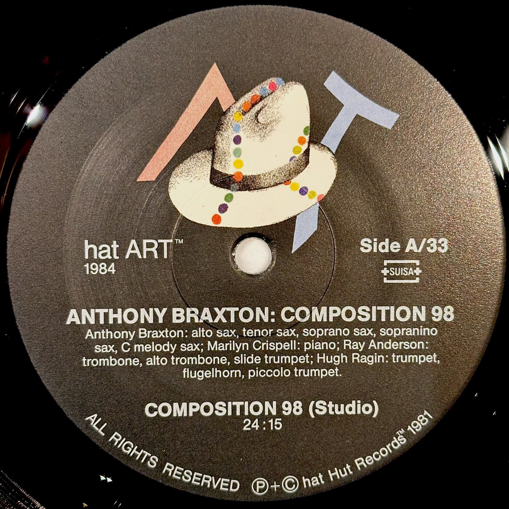 [Kollectibles] Braxton, Anthony: Composition 98 (1981, Switzerland, Ex) [Hat Hut]