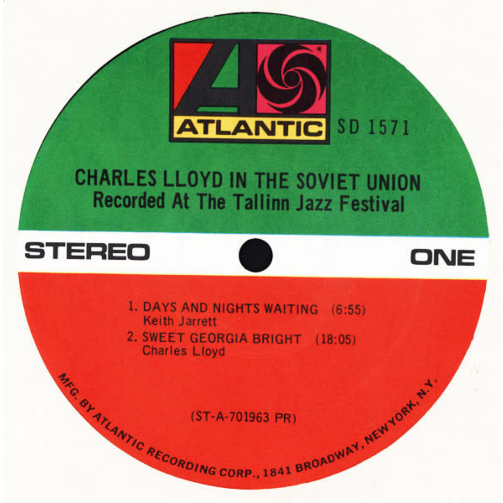 [Kollectibles] Lloyd, Charles: In The Soviet Union (1970, USA, Ex) [Atlantic]