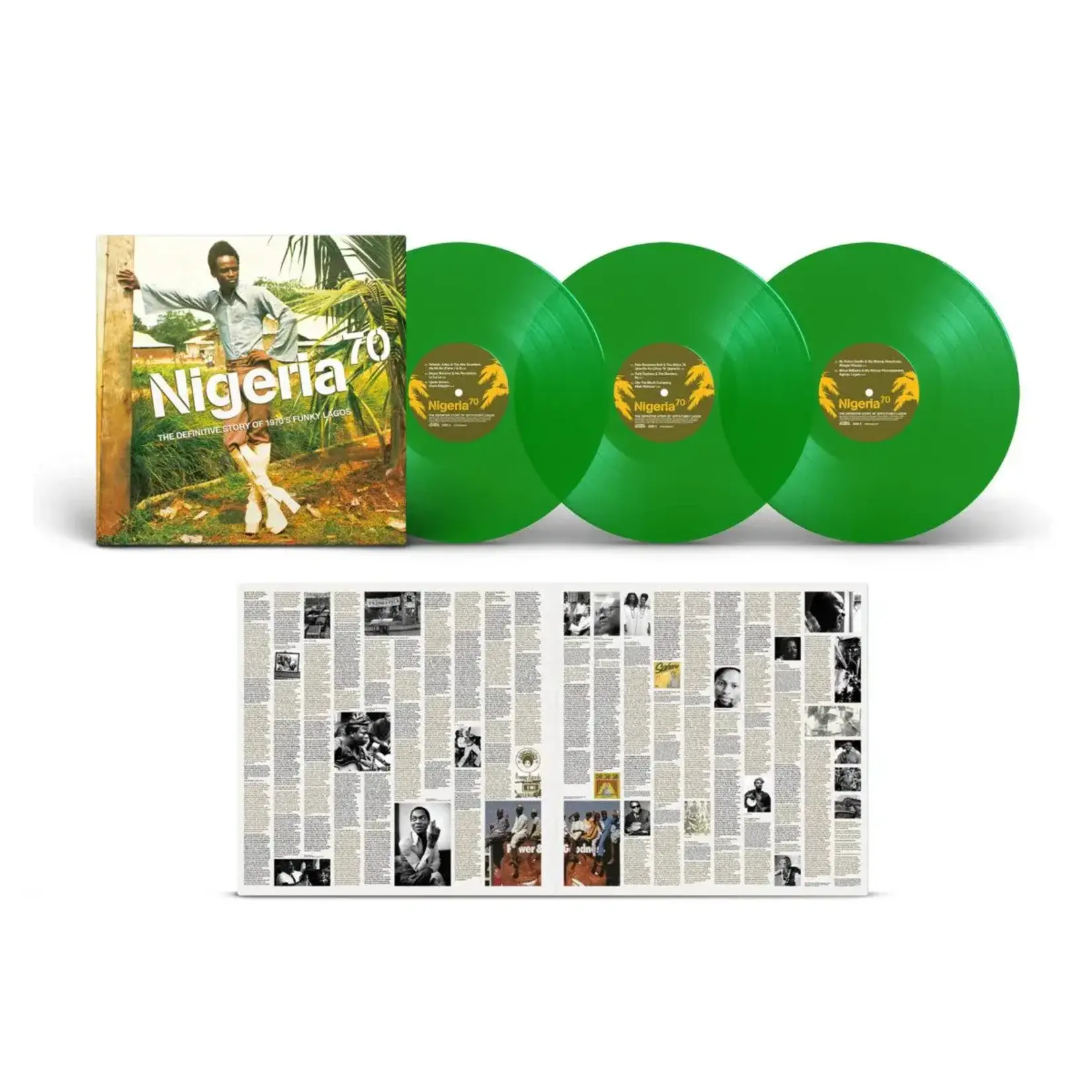 Various Artists: Nigeria 70 (25th Anniversary Edition, translucent green vinyl) [STRUT]