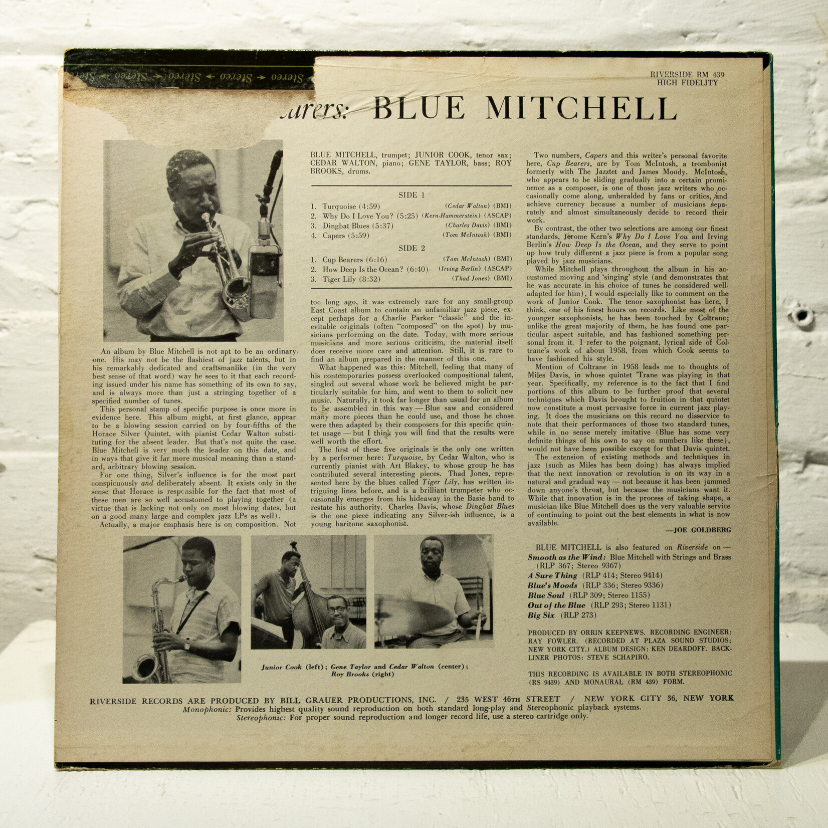 [Nick's Disk Pics] Blue Mitchell: The Cup Bearers [RIVERSIDE]