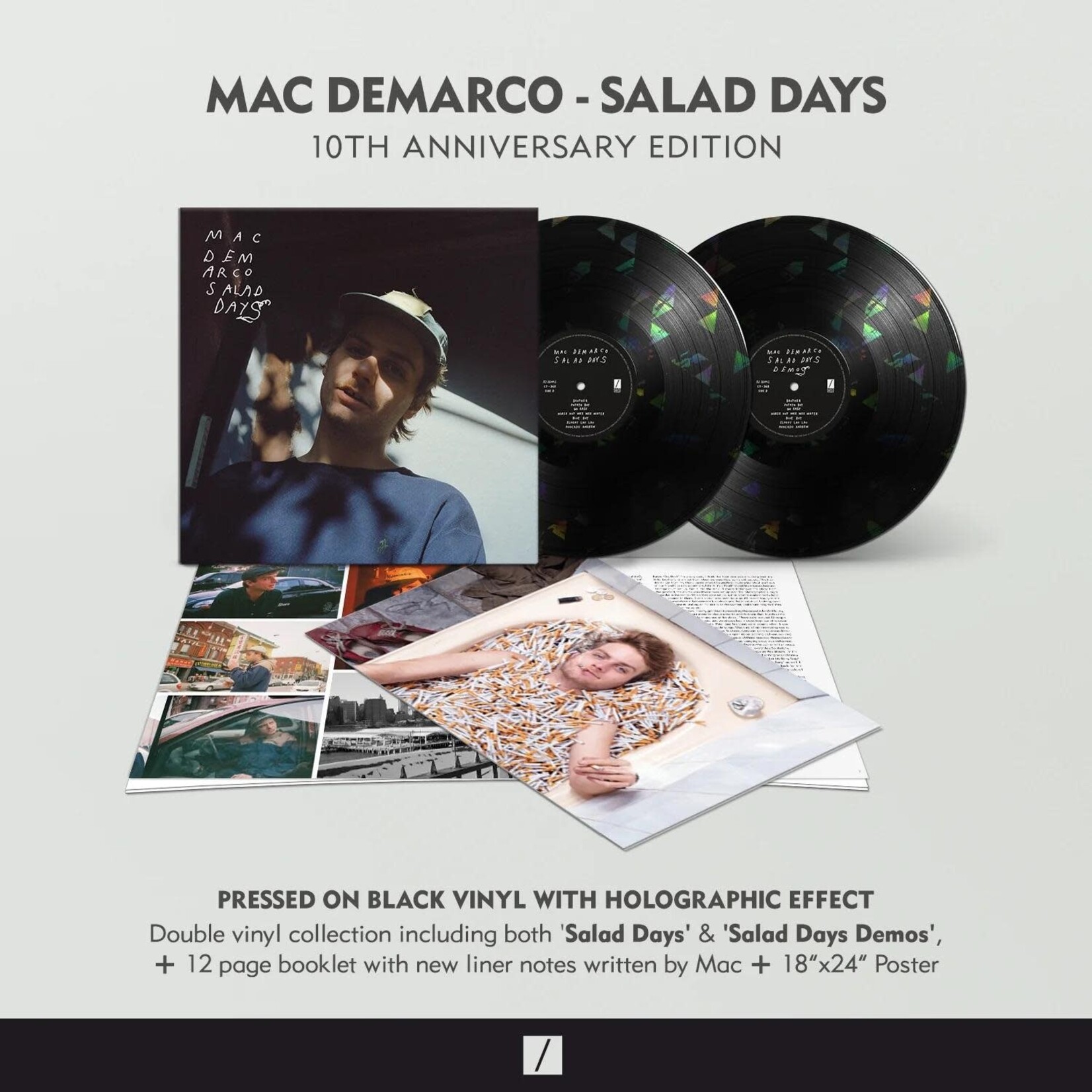 DeMarco, Mac: Salad Days (2LP, 10th anniversary edition, holographic black vinyl) [CAPTURED TRACKS]