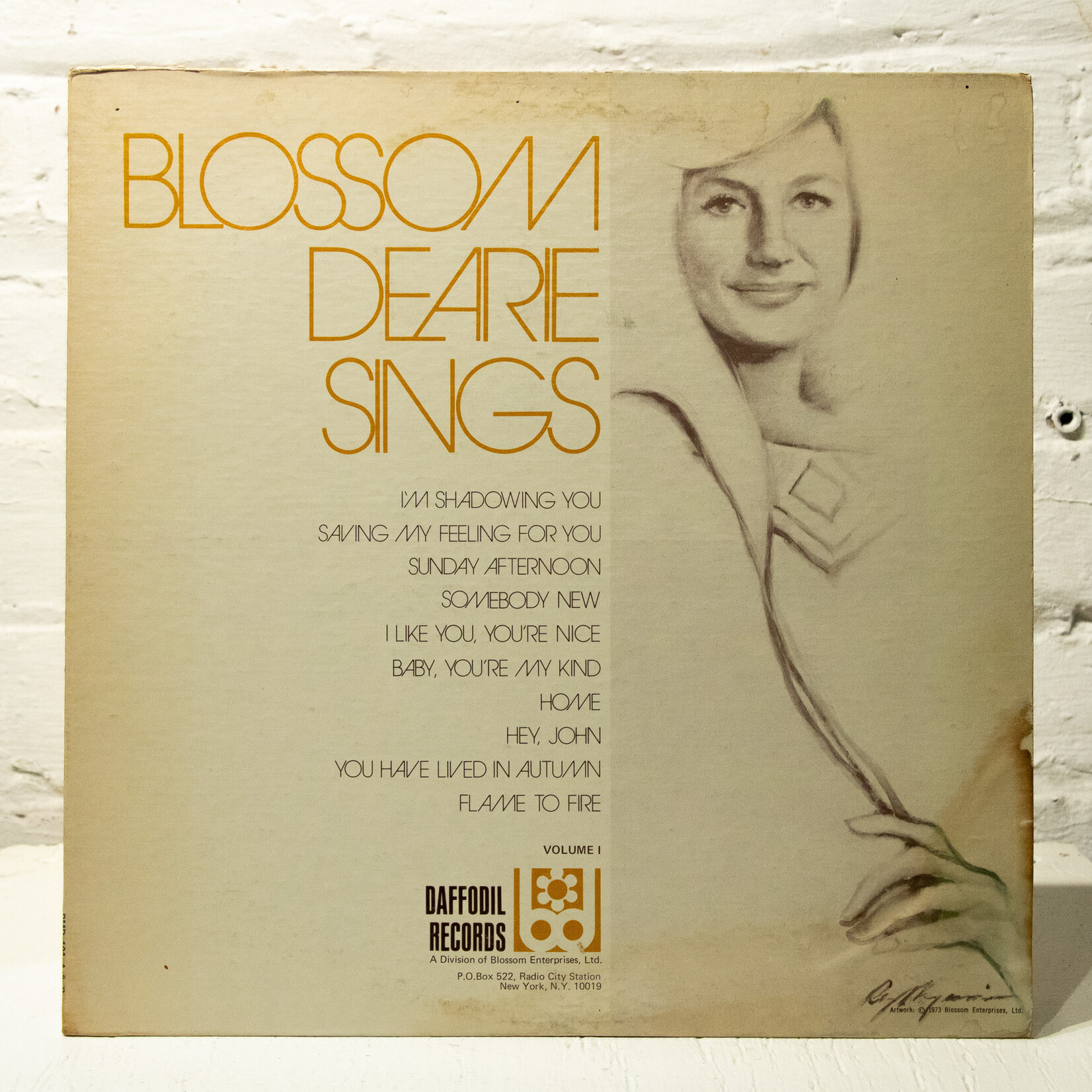 [Nick's Disk Pics] Dearie, Blossom: Blossom Dearie Sings, Volume I [DAFFODIL RECORDS]