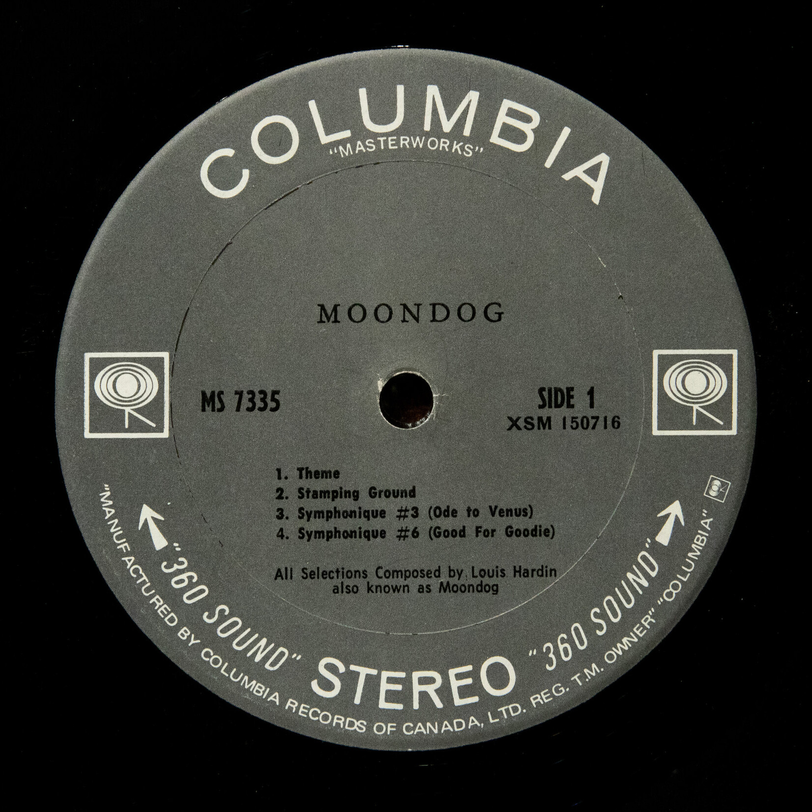 Moondog: self-titled (Gatefold) [COLUMBIA MASTERWORKS