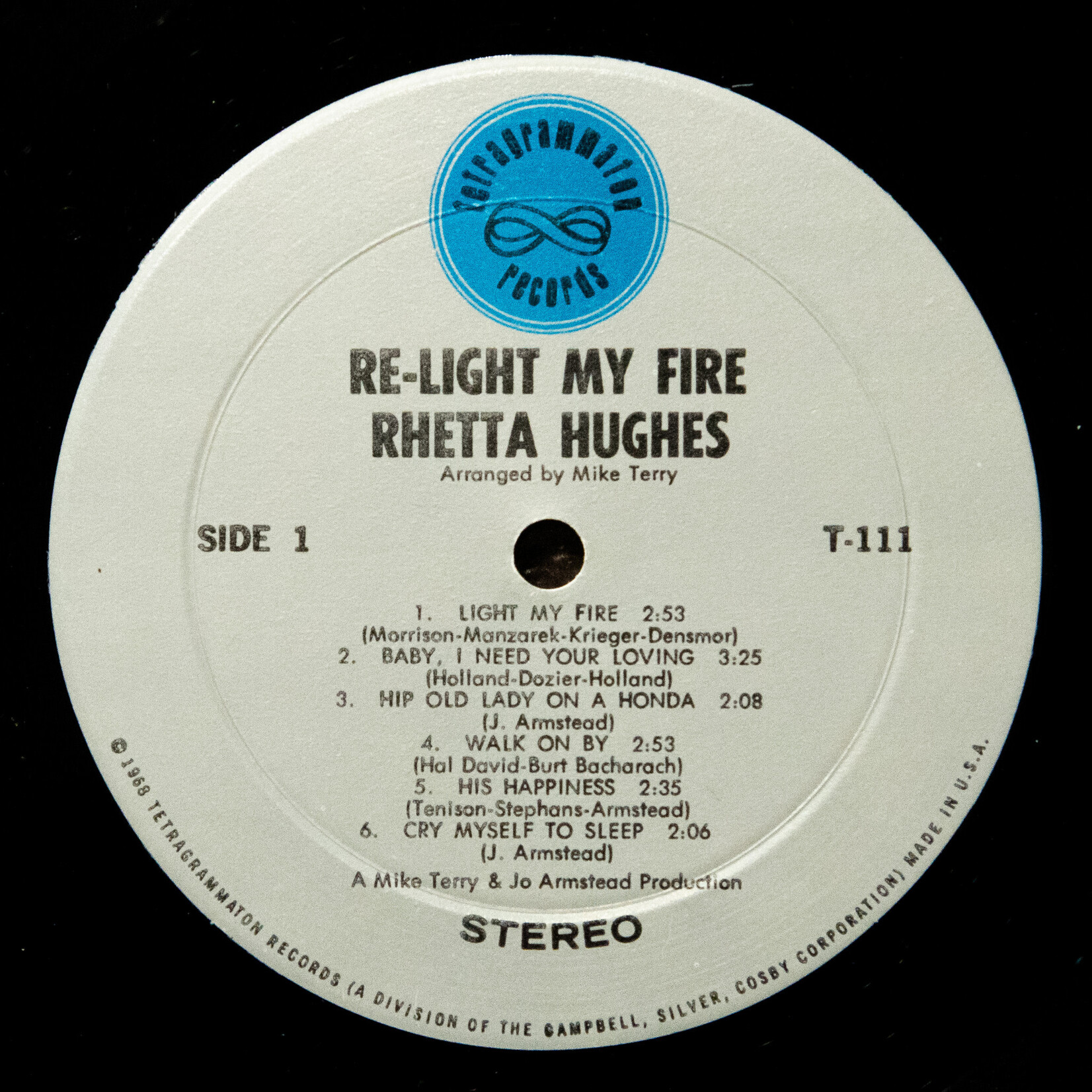 [Nick's Disk Pics] Hughes, Rhetta: Re-Light My Fire