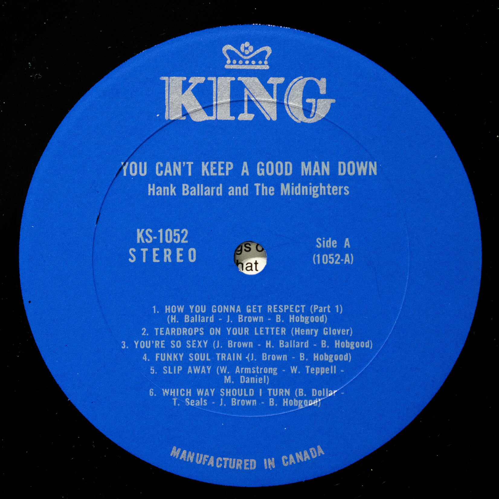 [Nick's Disk Pics] Ballard, Hank: You Can't Keep A Good Man Down [KING RECORDS]