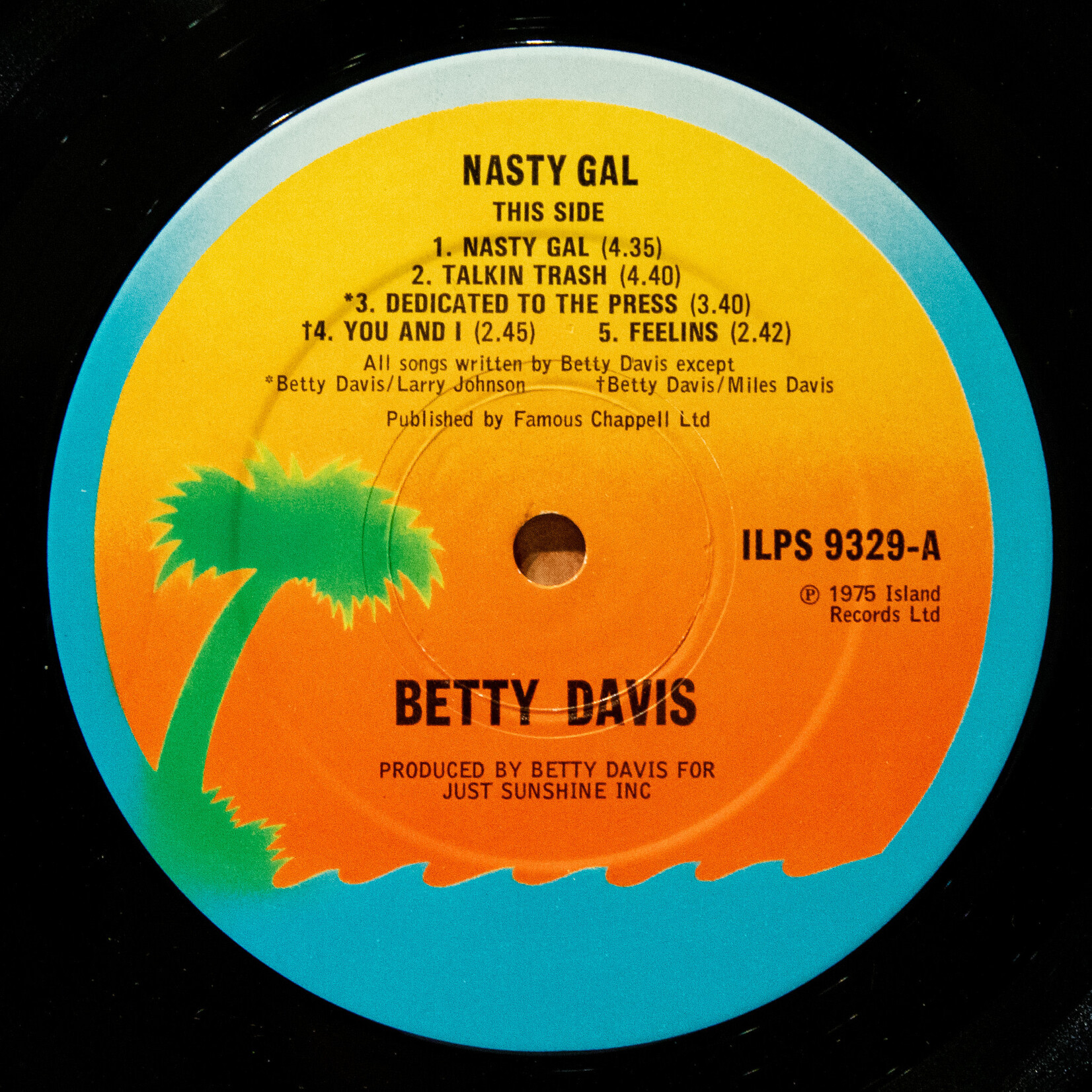 [Nick's Disk Pics] Davis, Betty: Nasty Gal [ISLAND RECORDS]