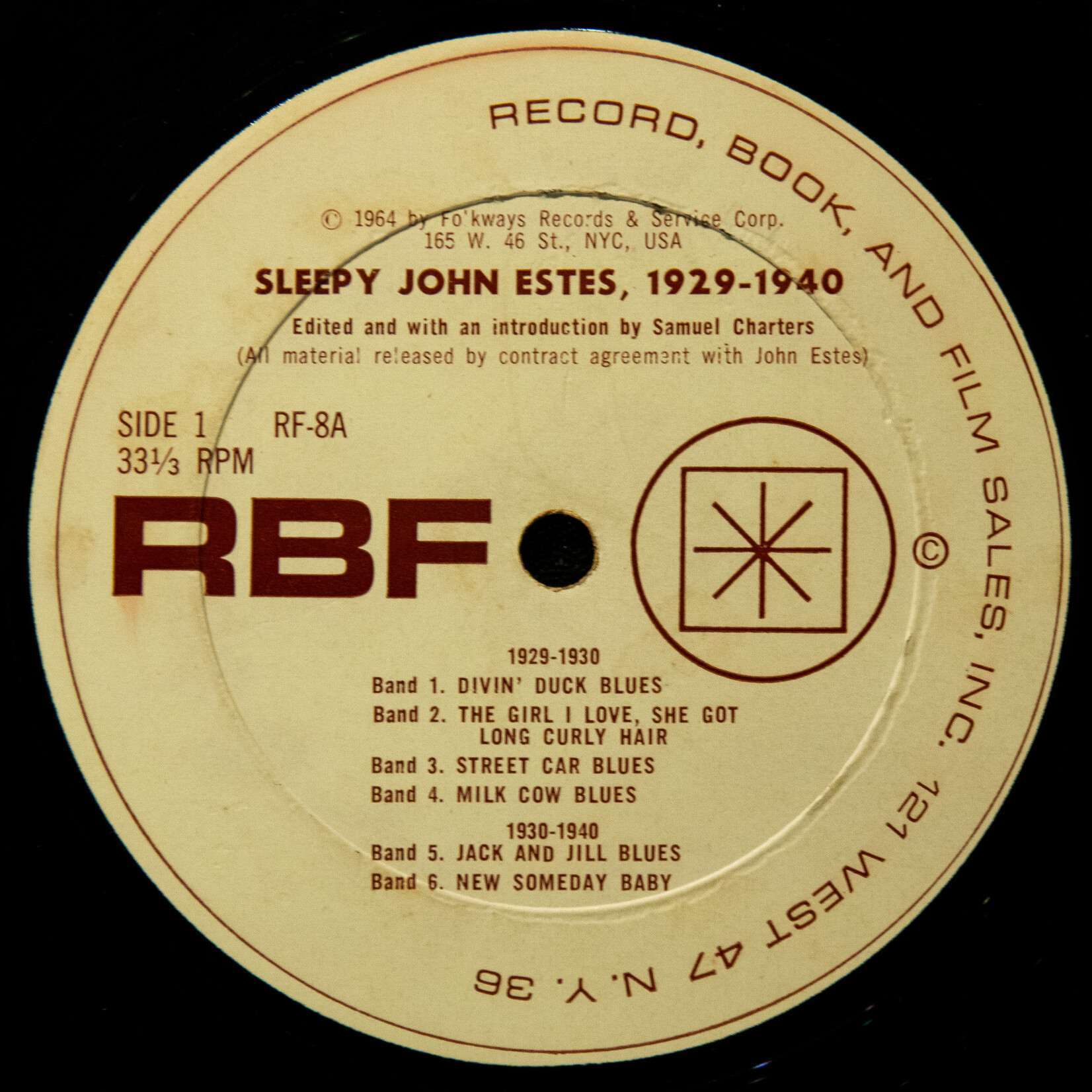 [Nick's Disk Pics] Sleepy John Estes: 1929-1940 [RBF RECORDS]
