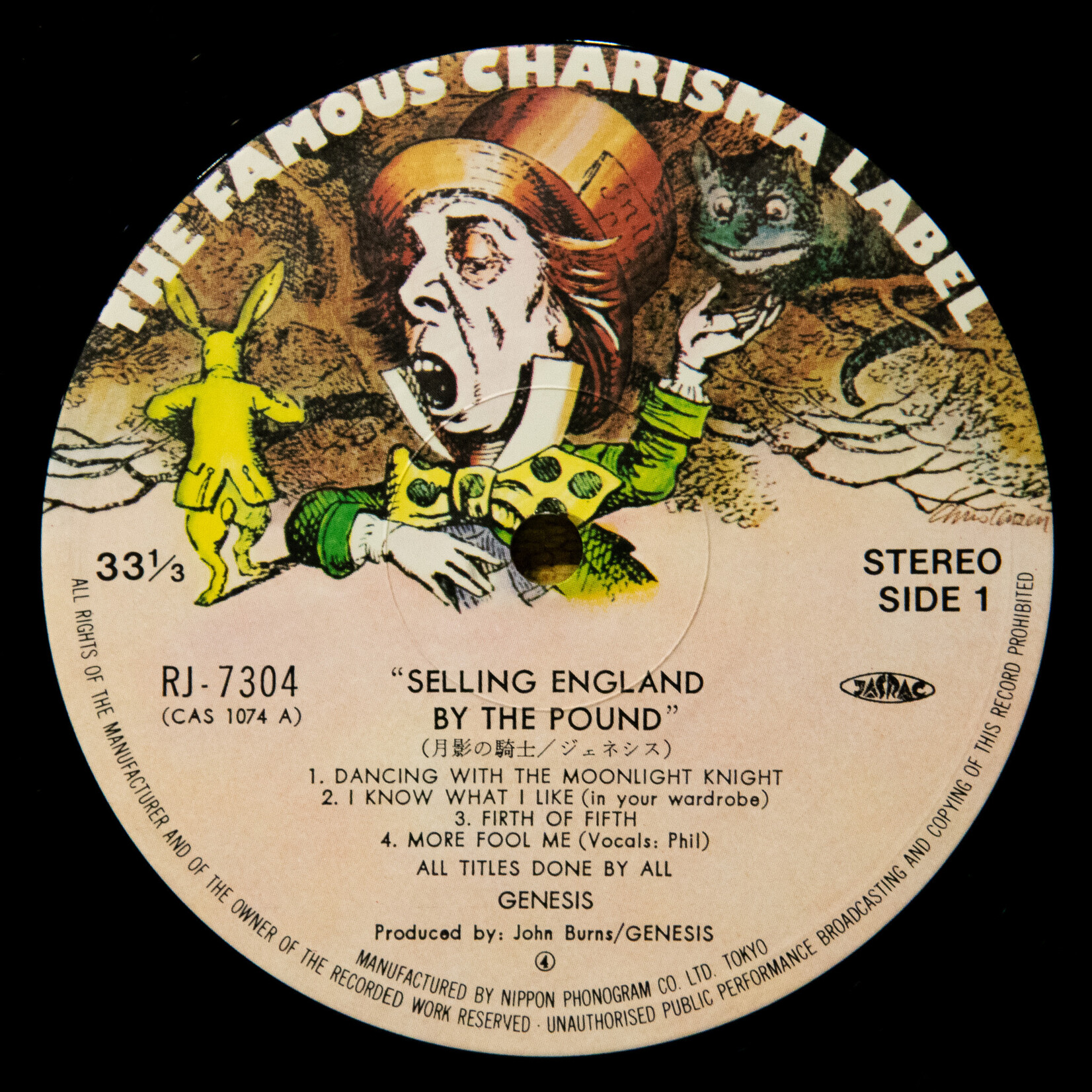 [Nick's Disk Pics] Genesis: Selling England By The Pound (w/ OBI and Insert) [CHARISMA]