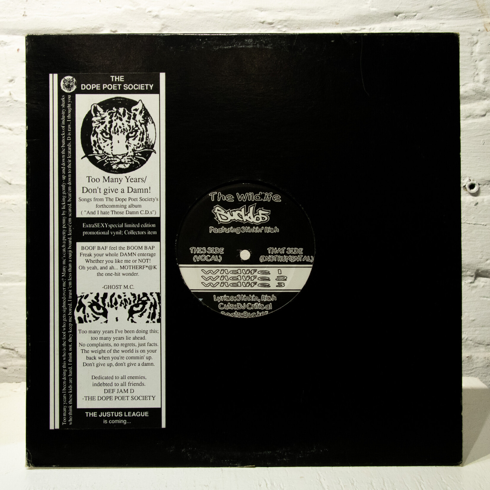 [Nick's Disk Pics] Buck 65: The Wildlife (12") [HAND'SOLO RECORDS]