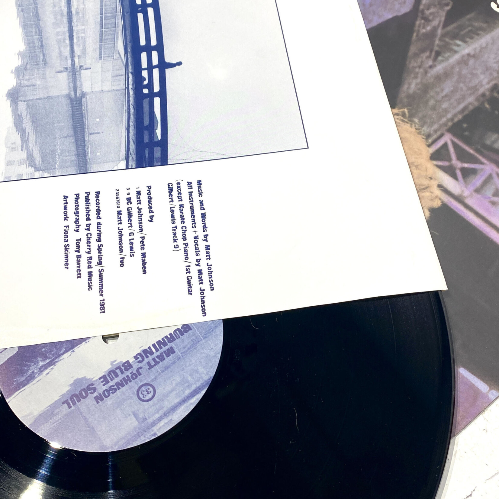 [Nick's Disk Pics] Johnson, Matt:  Burning Blue Soul [4AD]