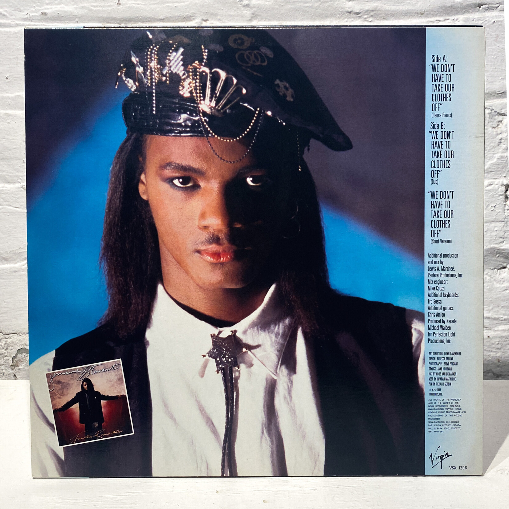 [Nick's Disk Pics] Stewart, Jermaine: We Don't Have To Take Our Clothes Off [VIRGIN RECORDS]