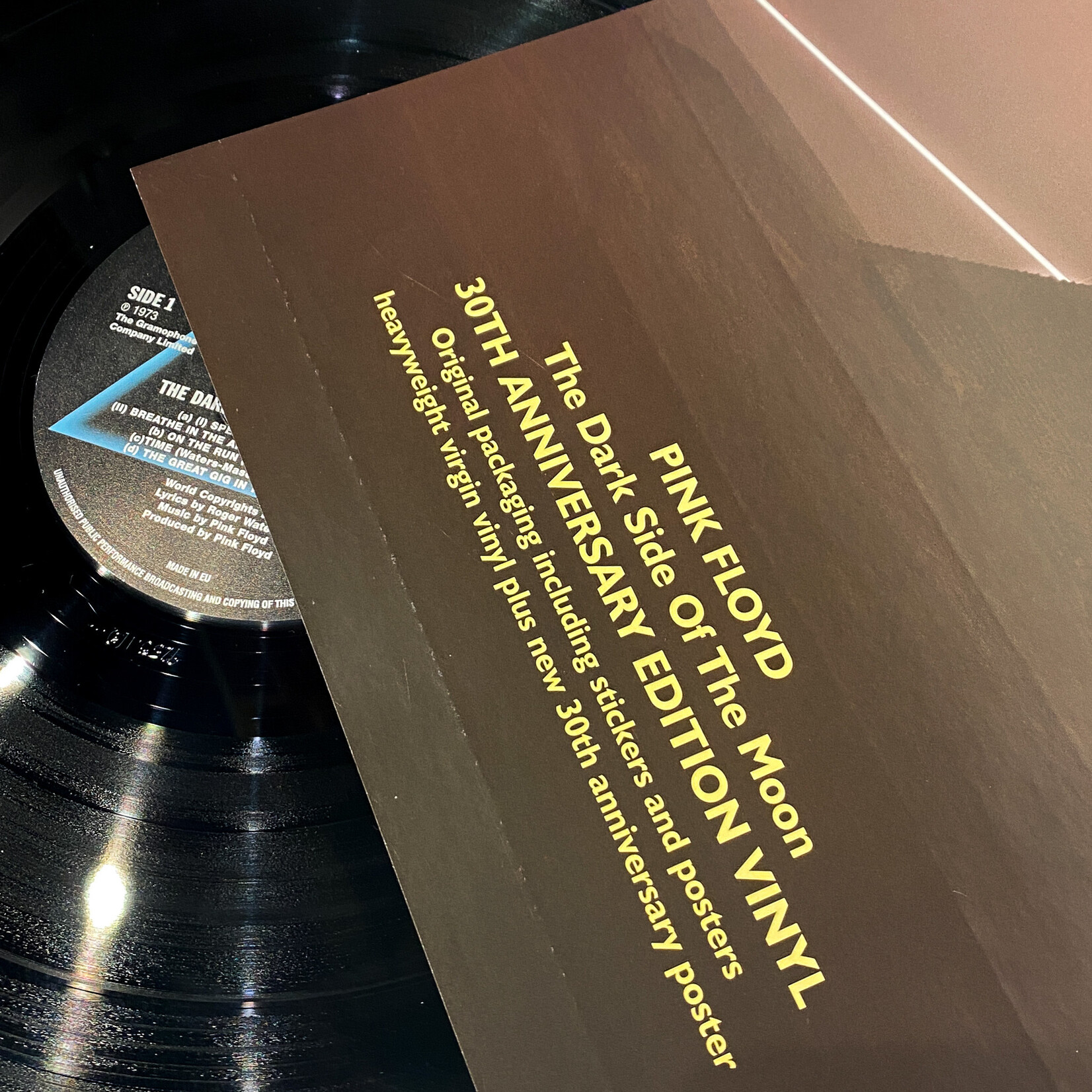 [Nick's Disk Pics] Pink Floyd: The Dark Side of The Moon (30th Anniversary reissue) [HARVEST] [EMI]