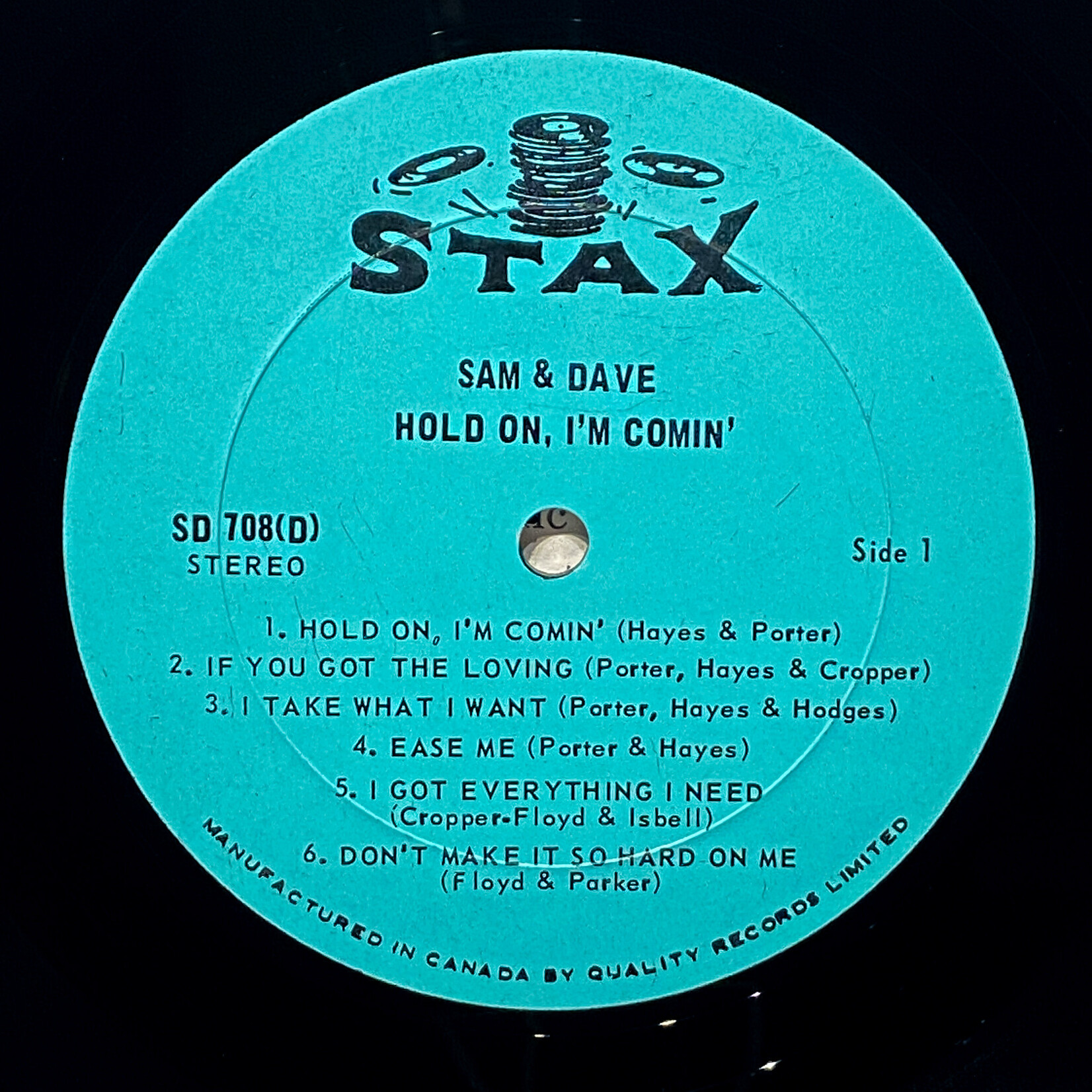[Nick's Disk Pics] Sam & Dave: Hold On, I'm Comin' [STAX]