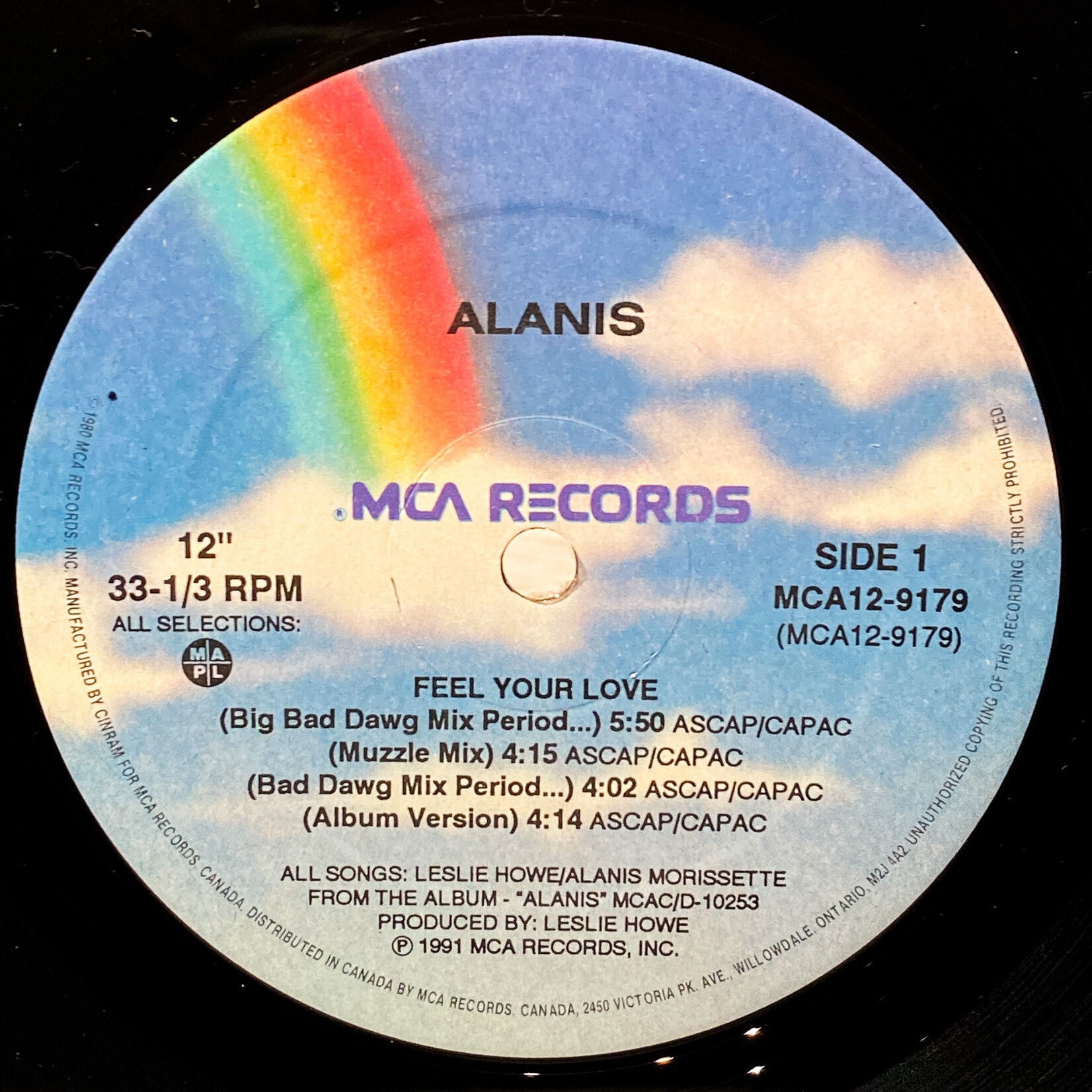 [Nick's Disk Pics] Morissette, Alanis: Feel Your Love / Aftershock [MCA]