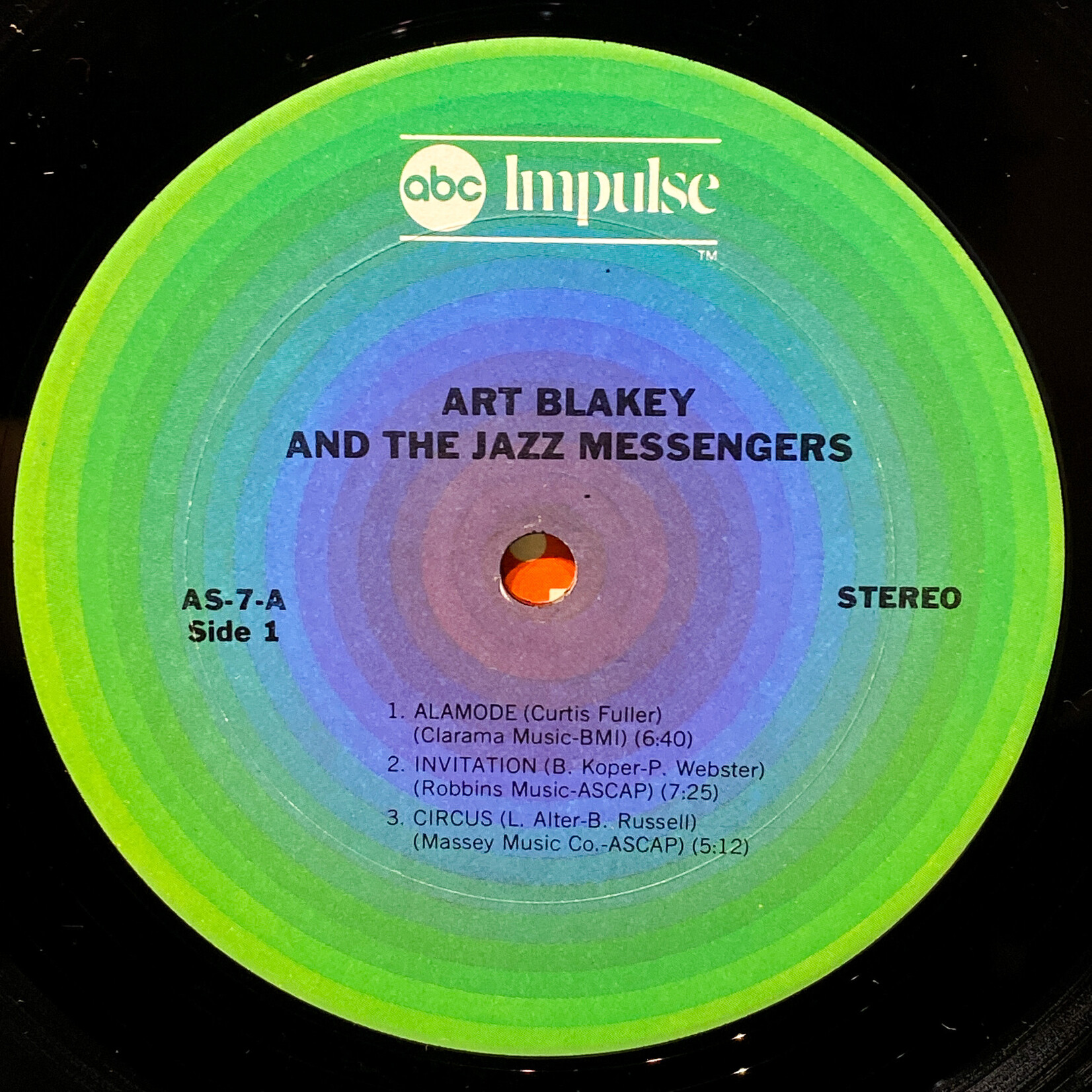 [Nick's Disk Pics] Blakey, Art & The Jazz Messengers: self-titled [IMPULSE]