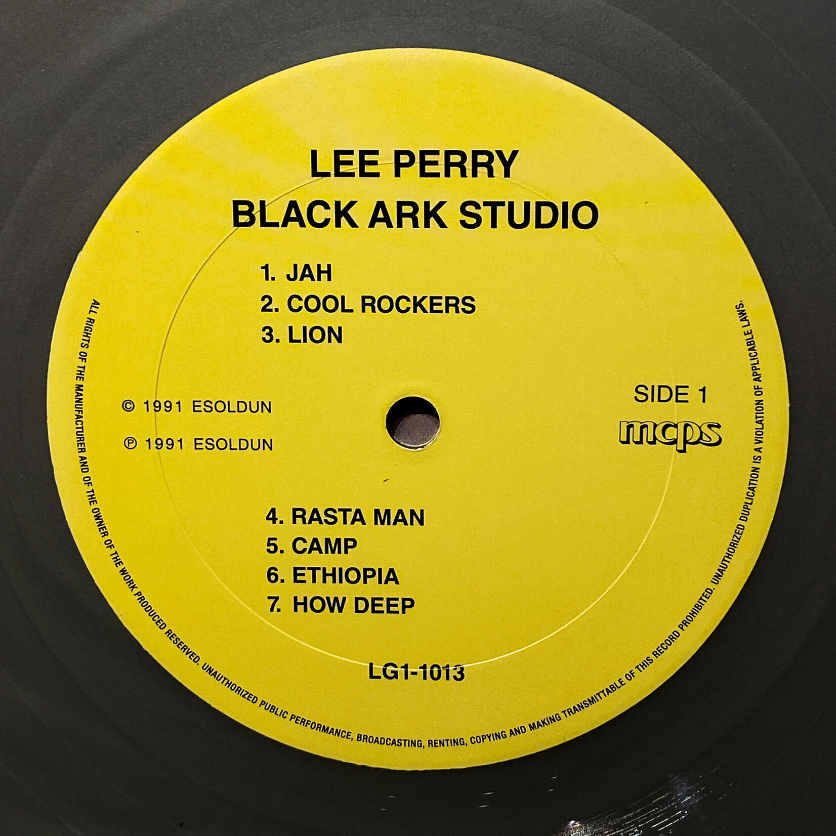 [Nick's Disk Pics] Perry, Lee: Black Ark In Dub (Collector's Edition Silver Vinyl) [MCPS]