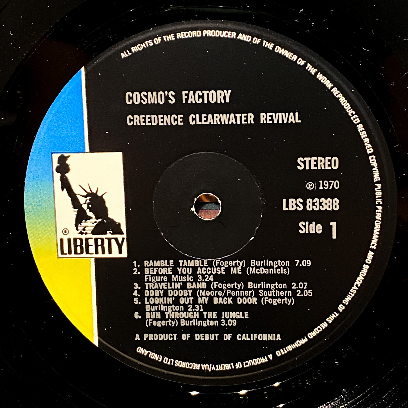 [Nick's Disk Pics] Creedence Clearwater Revival: Cosmo's Factory [LIBERTY]