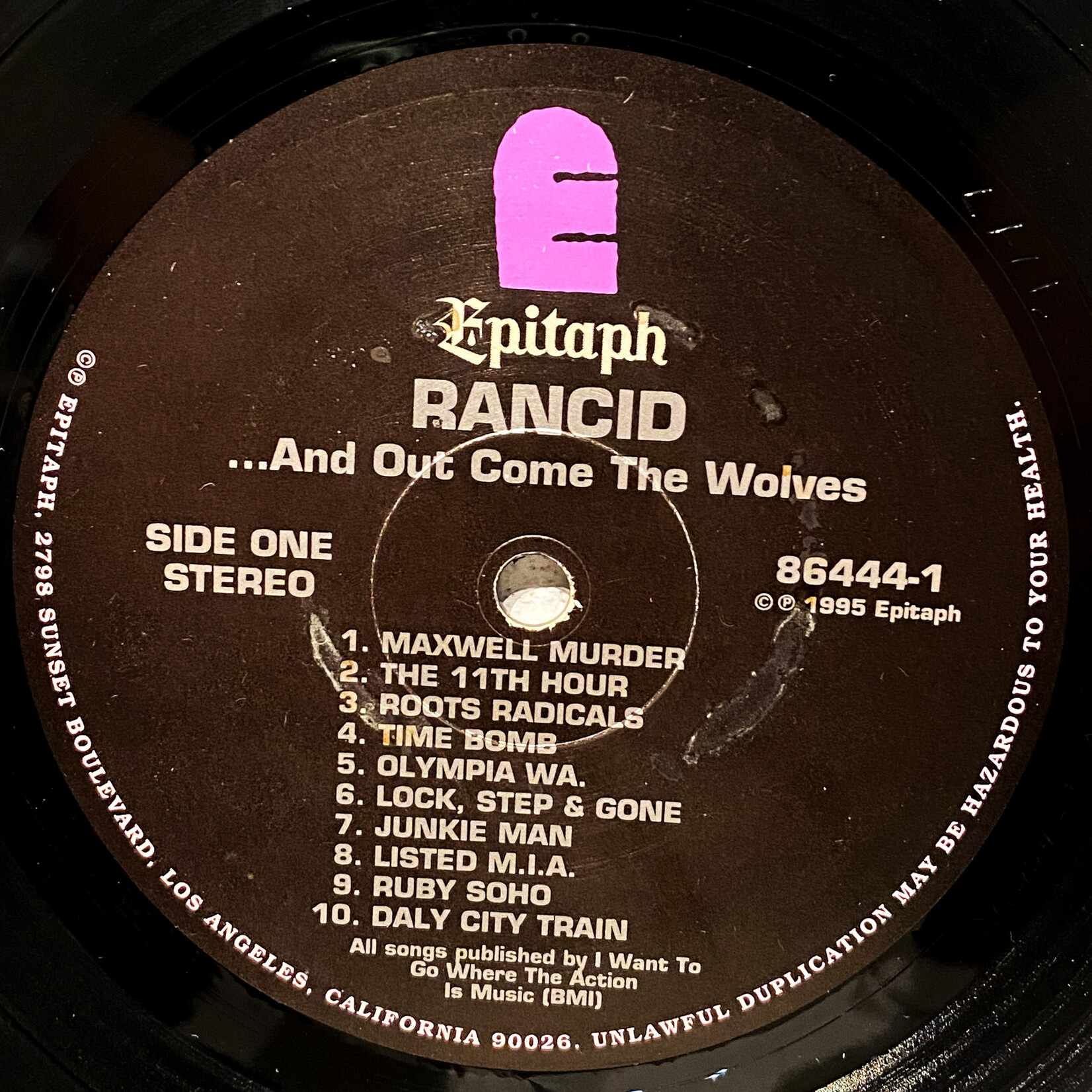 Rancid = ランシド – And Out Come The Wolves = アンド