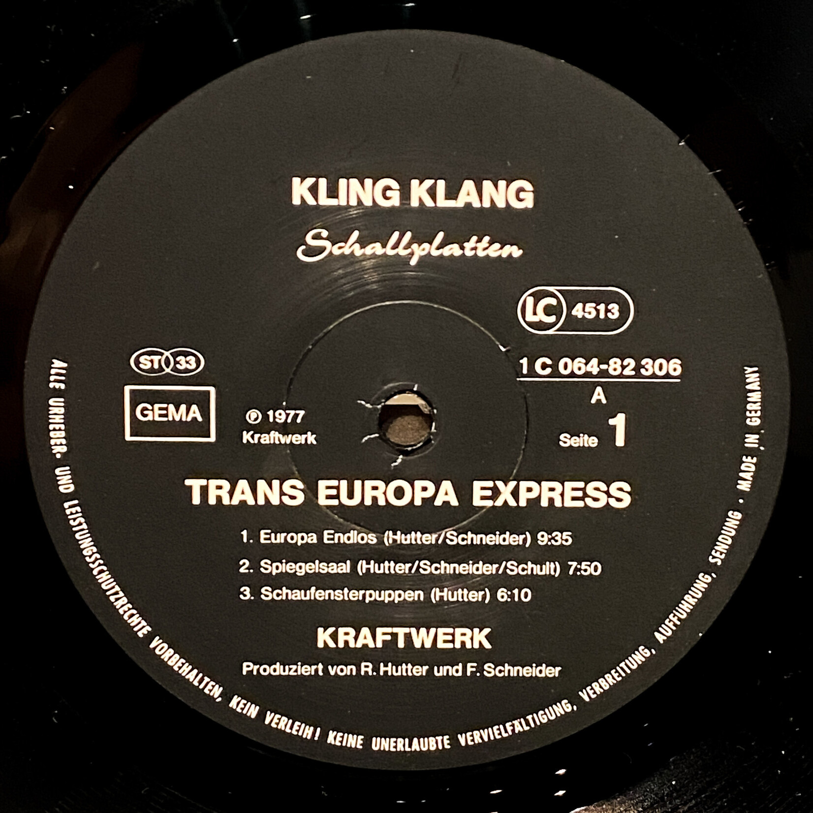 [Nick's Disk Pics] Kraftwerk: Trans Europa Express [KILNG KLANG]