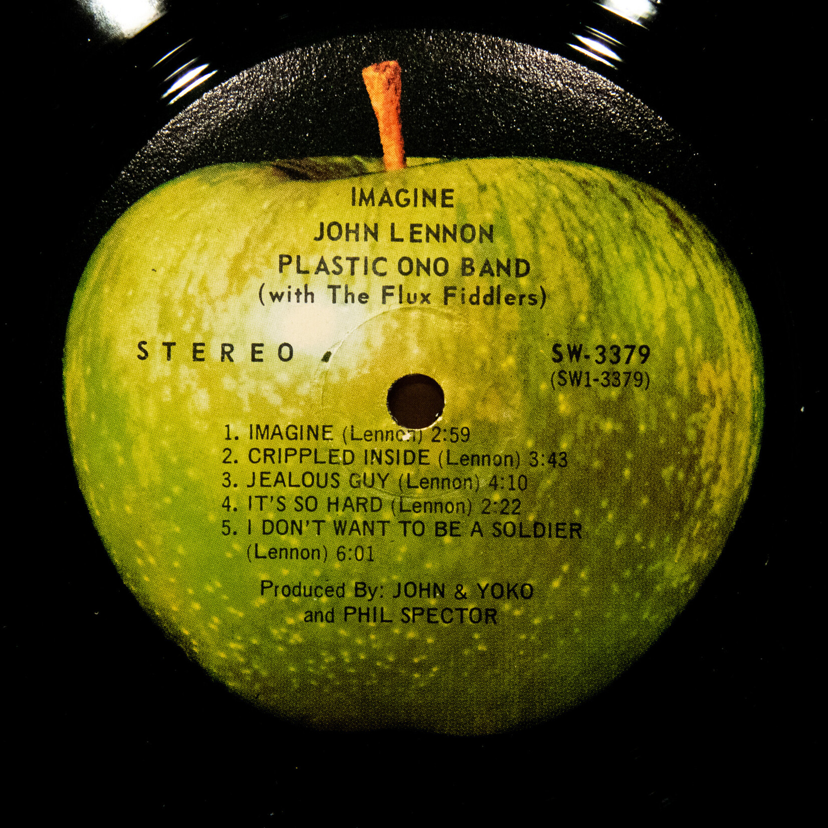 [Nick's Disk Pics] Lennon, John: Imagine (w/ inserts) [APPLE]