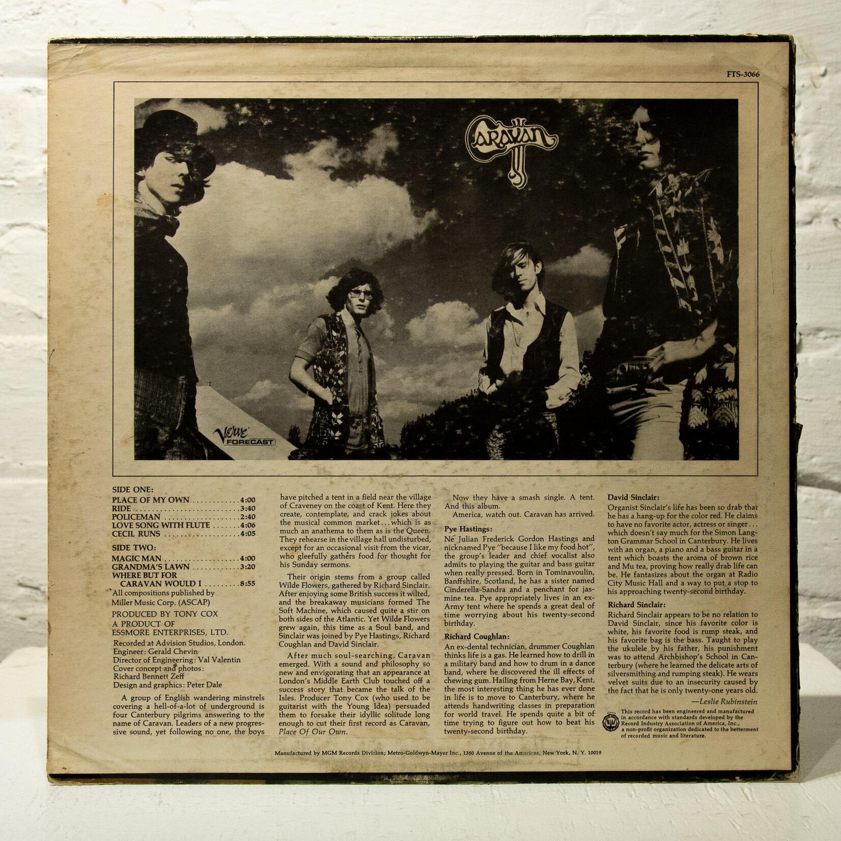 [Nick's Disk Pics] Caravan: self-titled [VERVE]